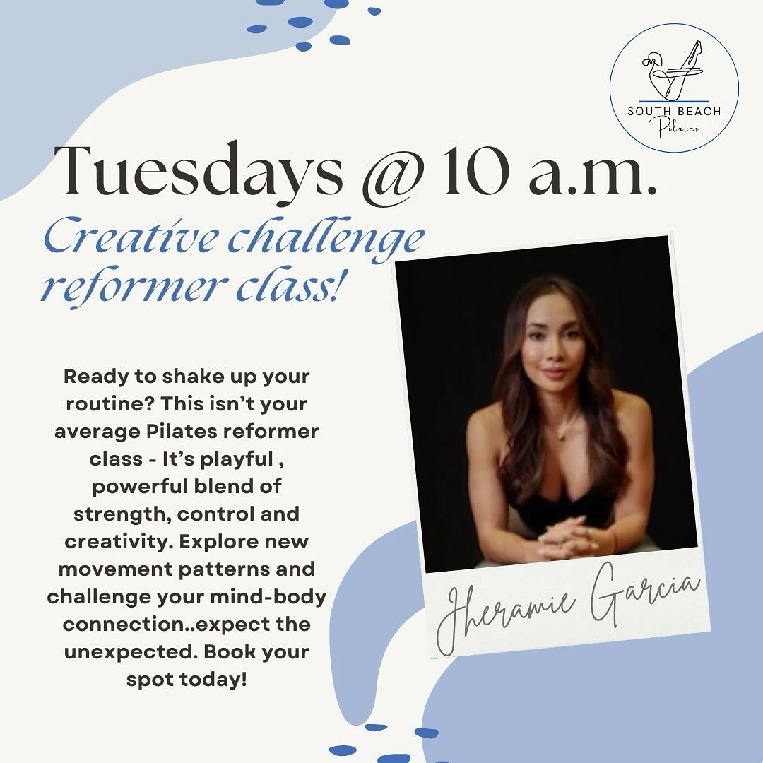 Don&rsquo;t miss out on this amazing experience!!!!!💙

#pilates #pilatesclass #miami #southbeachpilates  #southbeach #pilatesglow #pilatesprincess #pilatesstudio #workout #class #pilatesisforeverybody