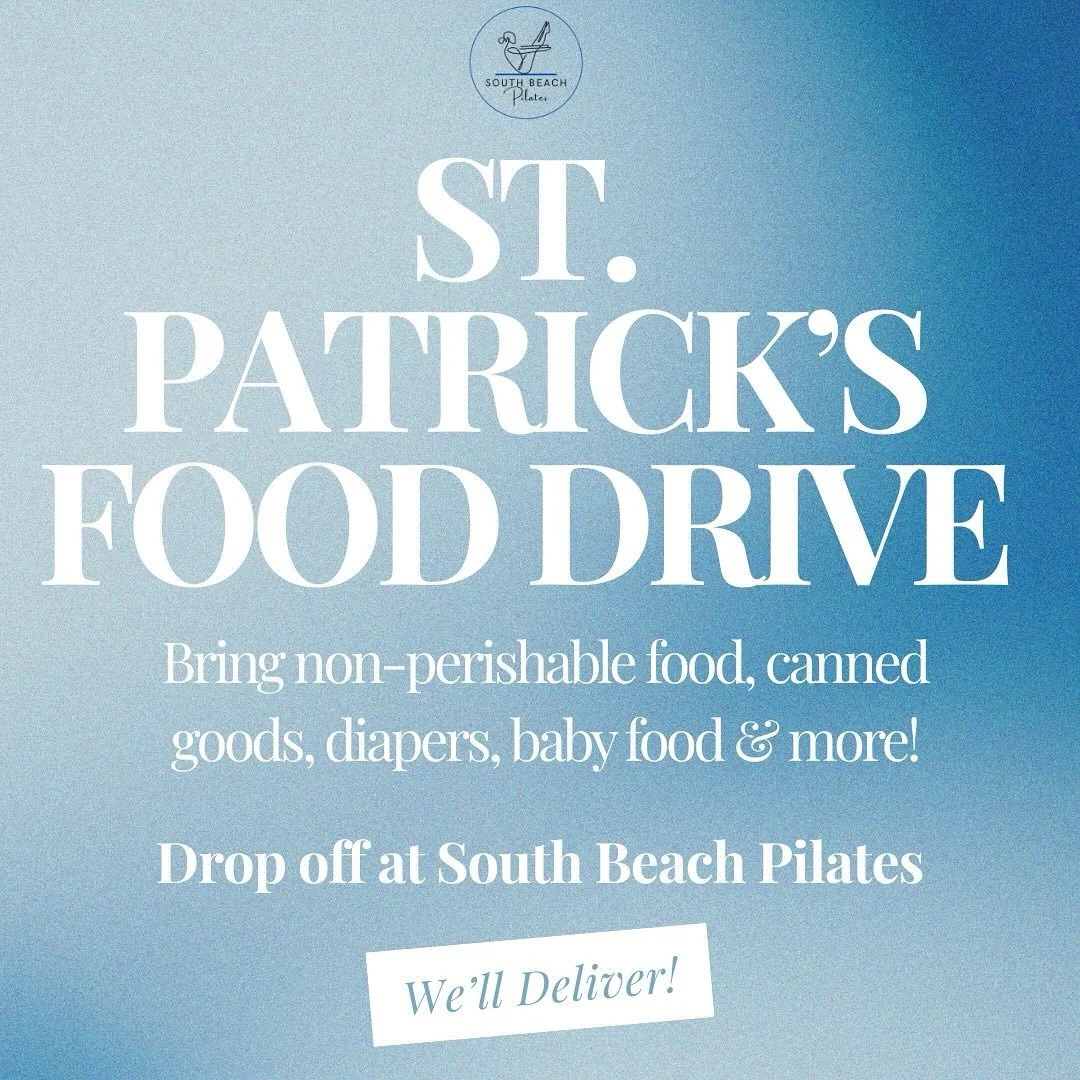 Small donations, big impact!

#fooddrive #donations #help #southbeachpilates #community #support #help