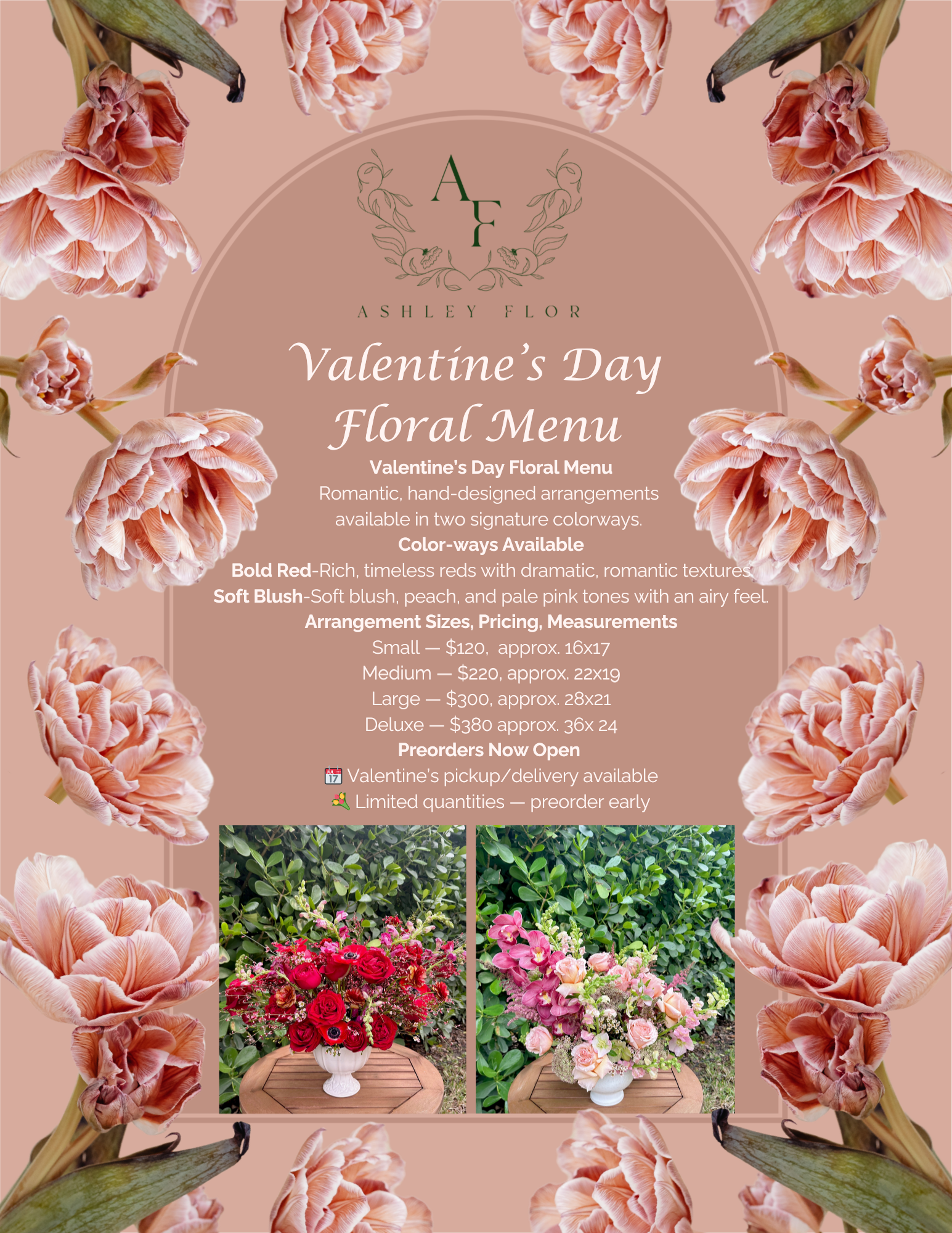 Pink Floral Valentine's Day Food and Drink Menu.PNG