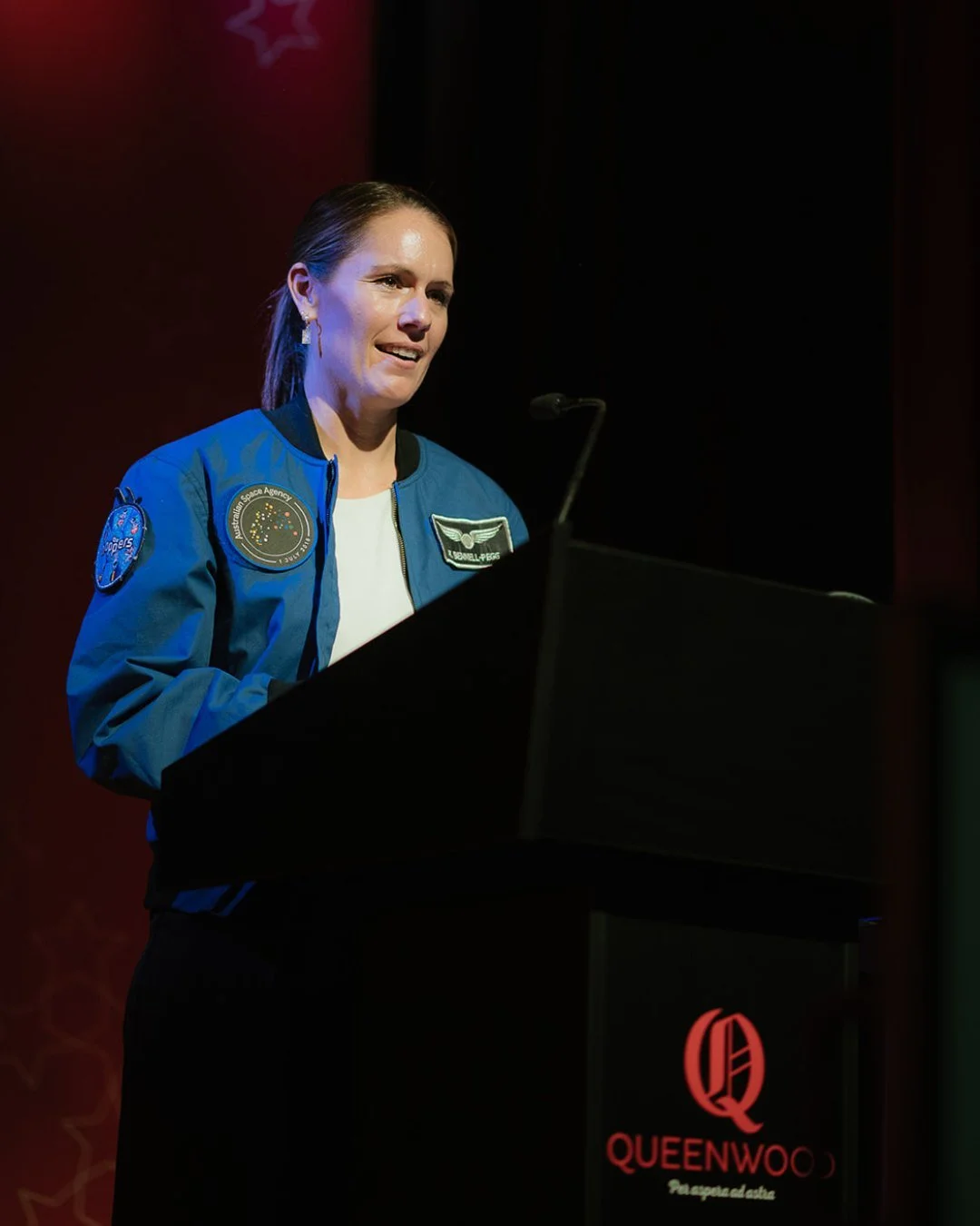 Queenwood was delighted to welcome back alumna, Katherine Bennell-Pegg, to present at this year's speech day.

Katherine is an accomplished engineer, inspiring public speaker and the first person qualified as an astronaut under the Australian flag. D