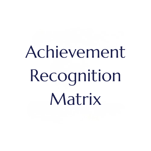 Achievement Recognition Matrix