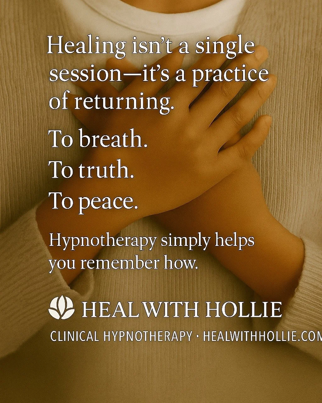 Healing isn't a single session, it's a practice 🌀✨

The real transformation happens when you show up for yourself, session after session. When you practice the techniques, reinforce the suggestions, and trust your mind's incredible ability to heal.
