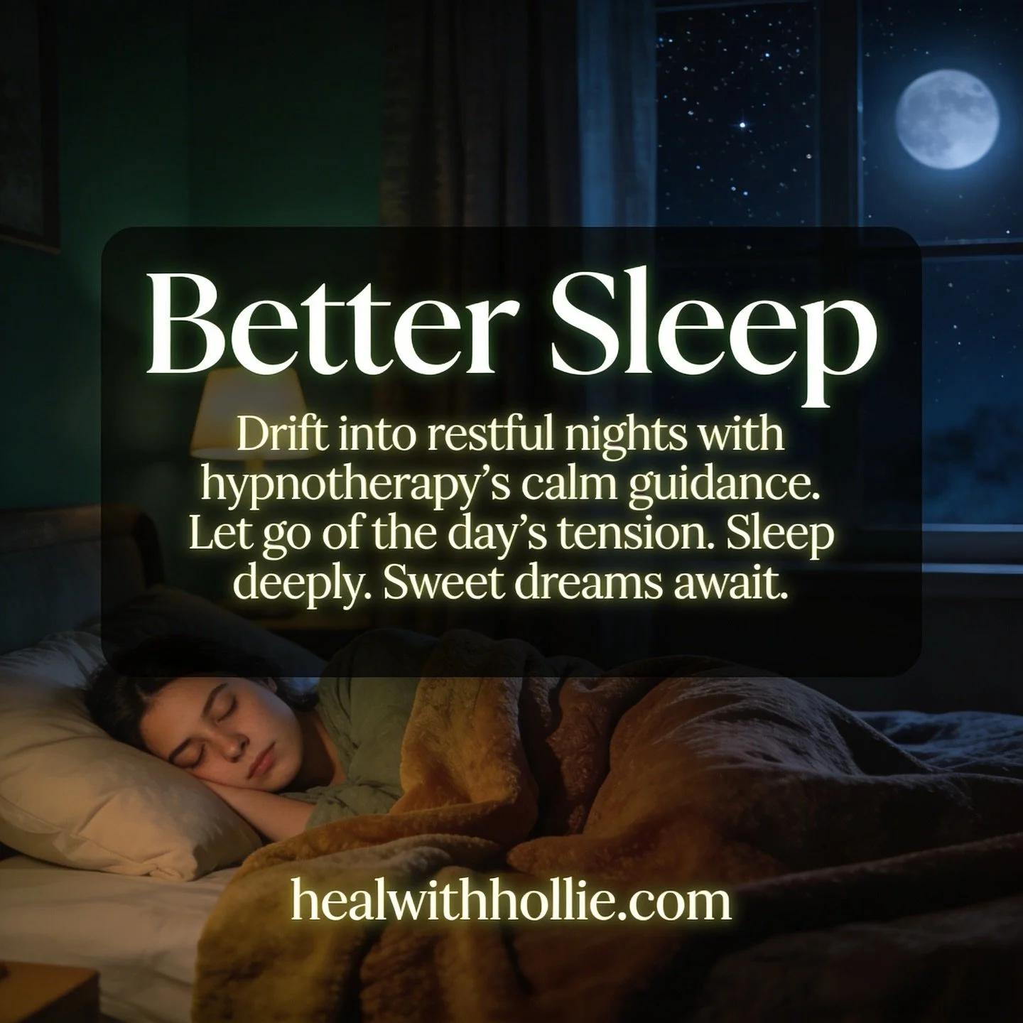 😴💤🥱🛌😴

Struggling with restless nights? Hypnotherapy quiets racing thoughts, reduces stress hormones, and retrains your mind for effortless relaxation&mdash;helping you fall asleep faster and stay asleep longer.

Quality sleep fuels your immune 