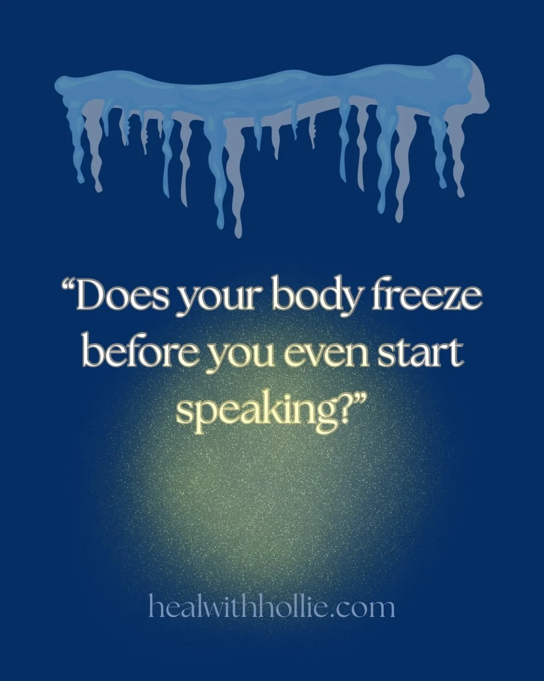 💦 🌀 

&ldquo;Does your body freeze before you even 
start speaking?&rdquo; 😱 

Hypnotherapy helps you stay calm and confident under pressure, so performance nerves become effortless flow. 🌊

If you&rsquo;re ready to take control of your nerves, b