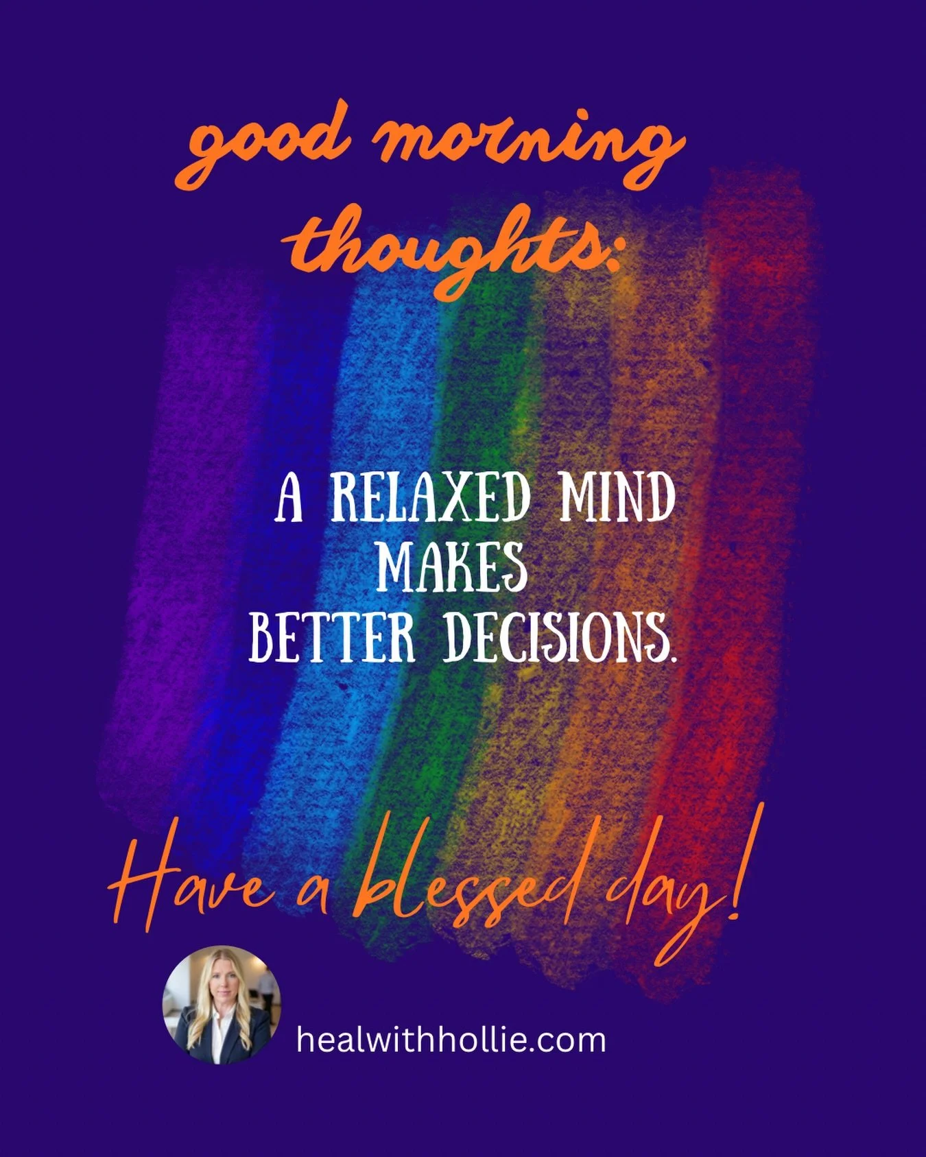 🌹🪲

Good morning ☀️ 
Wishing you a beautiful day 🍃

How does your decision-making change when your mind is relaxed? ✨ 

A calm mind sees more clearly &mdash; mindset sits on top of the subconscious, which holds both old stress and helpful experien