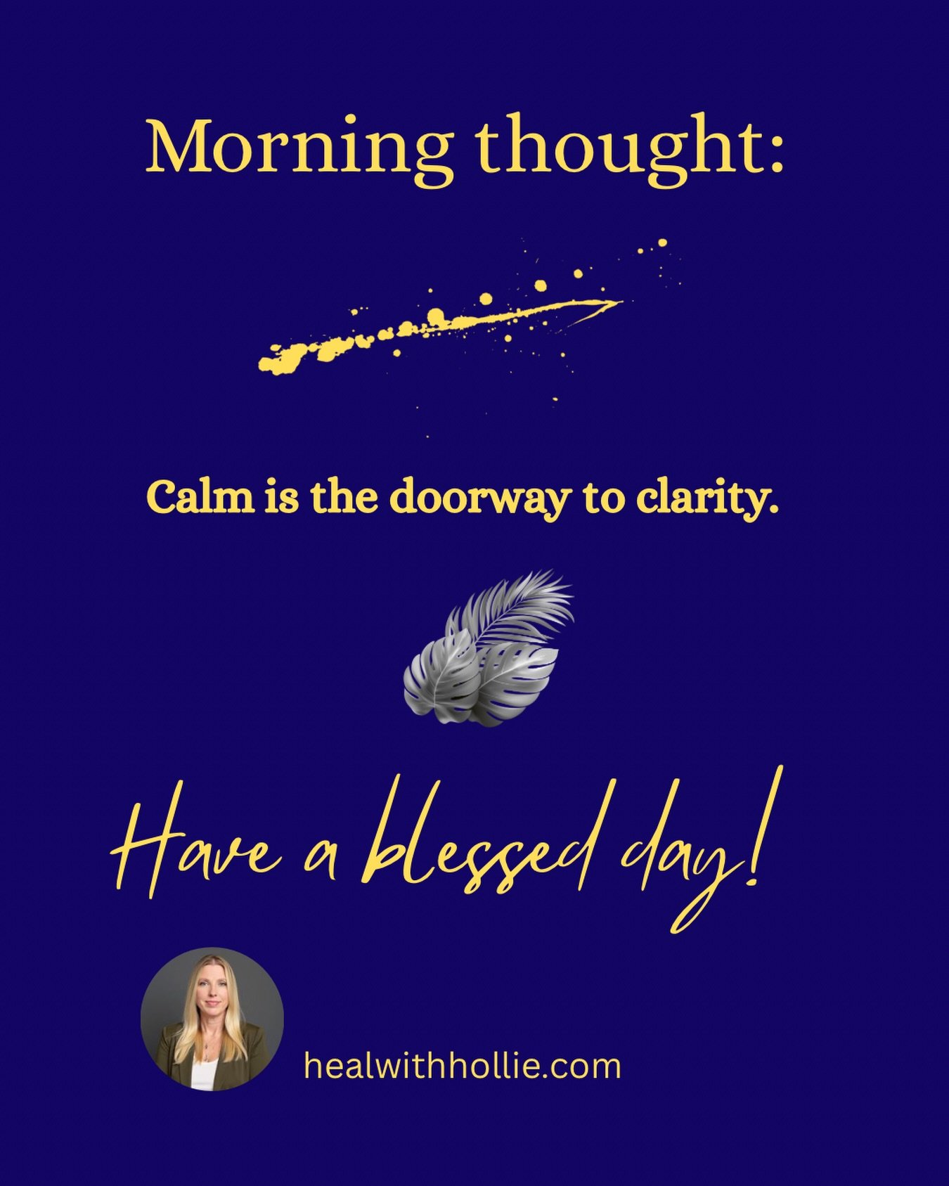 ☀️🚿⚖️

Clarity arrives the moment we stop chasing it. 🗝️

When we calm our energy, clarity naturally rises. The quieter we become, the more we understand. When we slow down, life speaks to us more clearly. Calm is where we return to ourselves &mdas