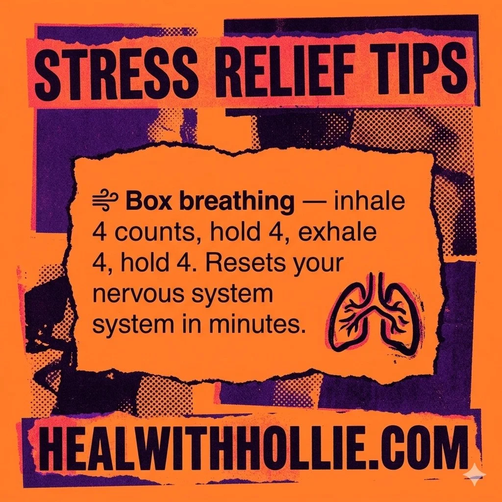 😮&zwj;💨✨🌱

Feeling stressed? Take a minute to reset with this simple breathing technique 🌬️&rdquo;

Box breathing is a powerful way to calm your mind and bring focus back to the present. Inhale&hellip; hold&hellip; exhale&hellip; hold&hellip; rep