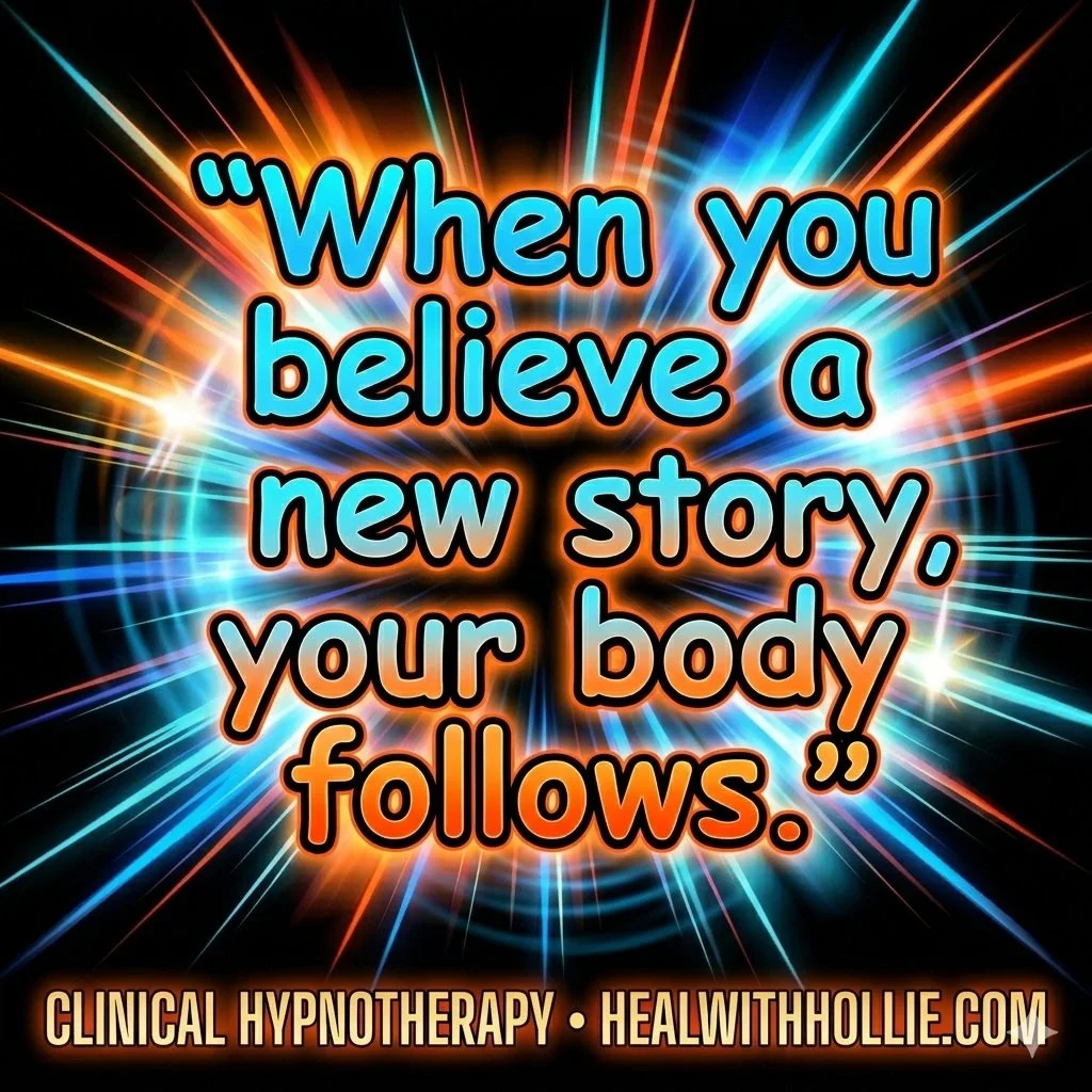 ✨👑

Your body has been waiting for you to believe something different. 🌿

Every cell in your body is listening. 🤍 When your mind holds onto an old story &mdash; one built from pain, fear, or survival &mdash; your body carries it. The tension, the 
