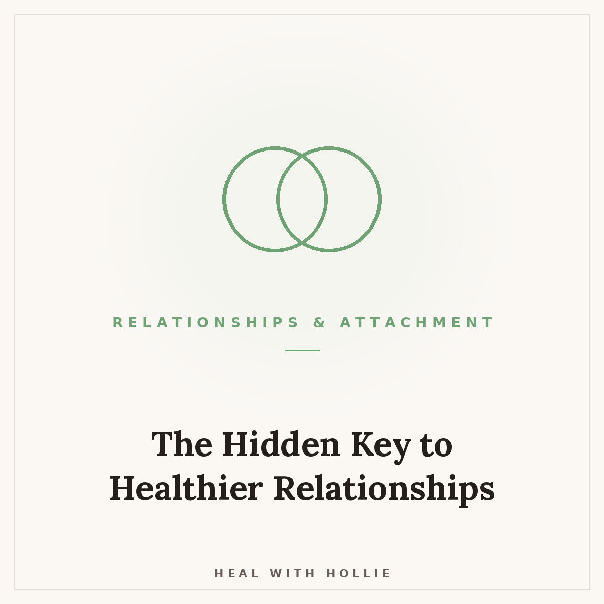The Hidden Key to Healthier Relationships; The Subconscious