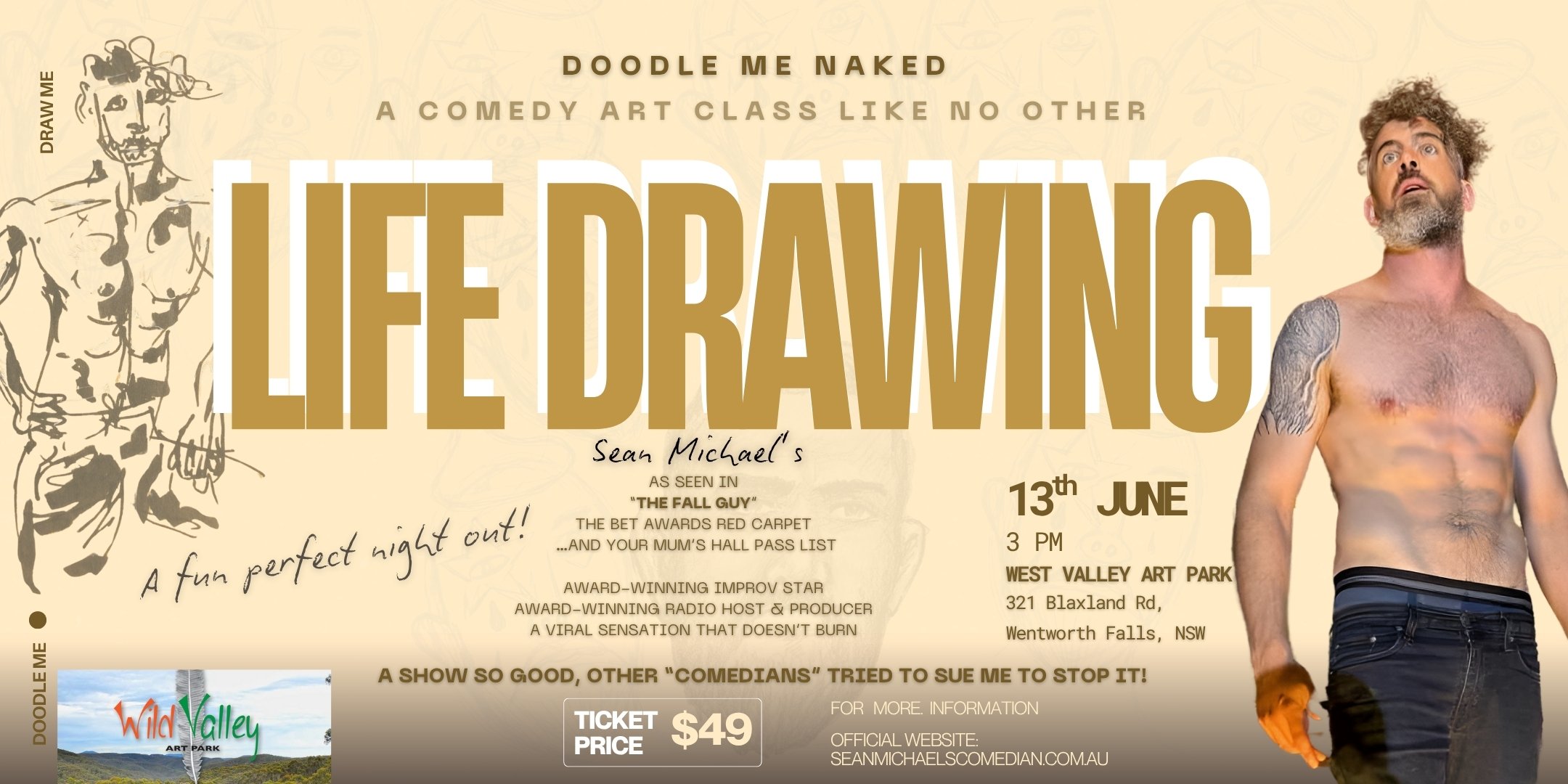 Life Drawing at WILD Valley Art park
