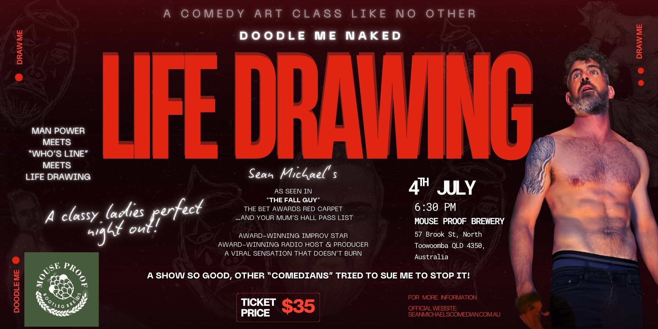 Life Drawing at Mouse Proof Brewery