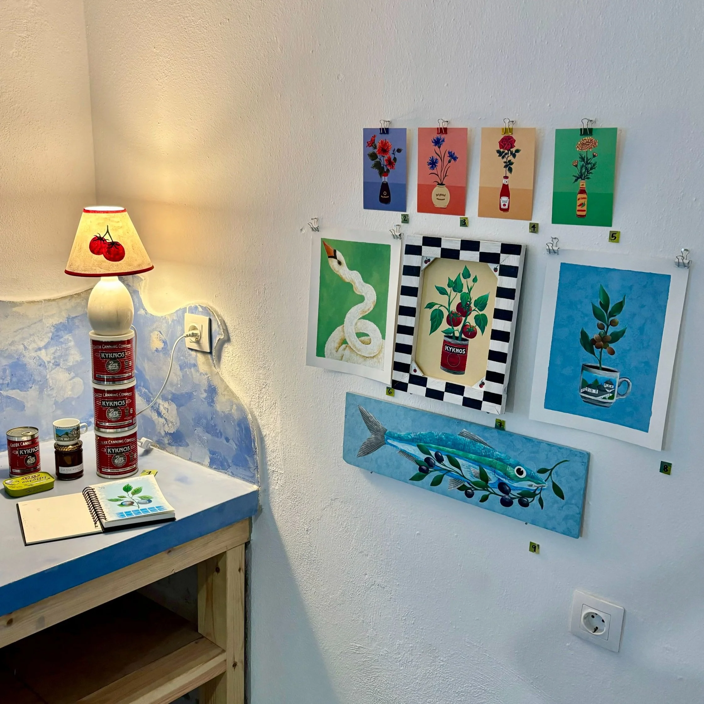 Kat's Kitchen Installation of Sauces in Bloom