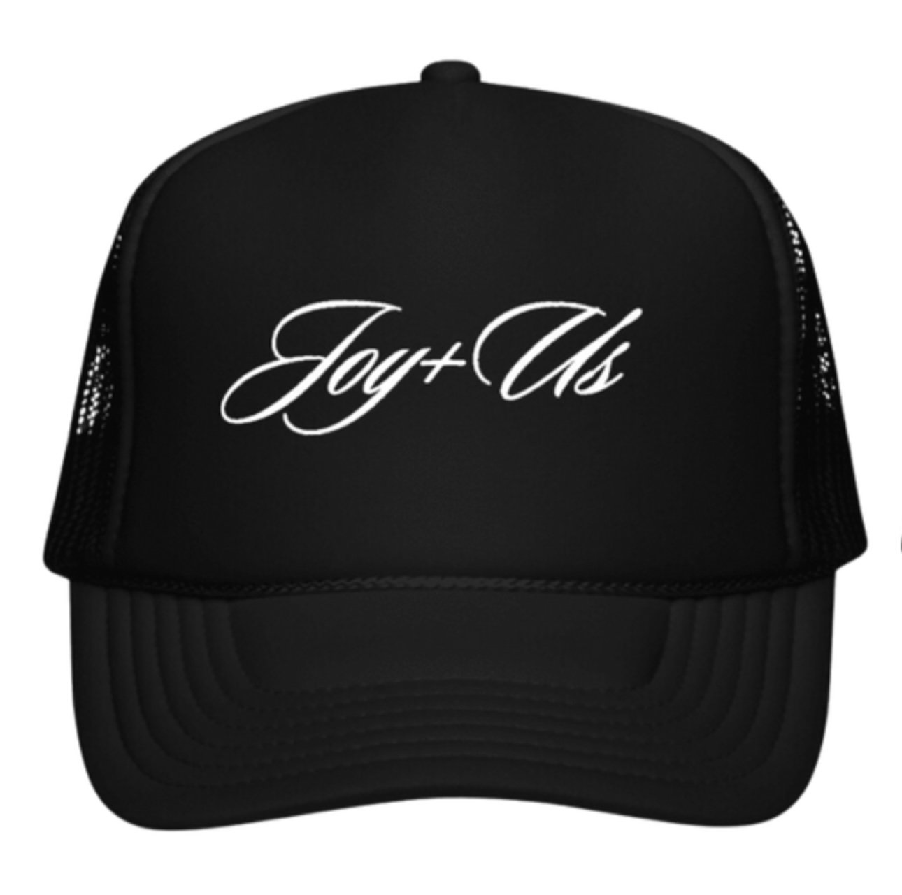 Joy + Us Script Trucker Hat