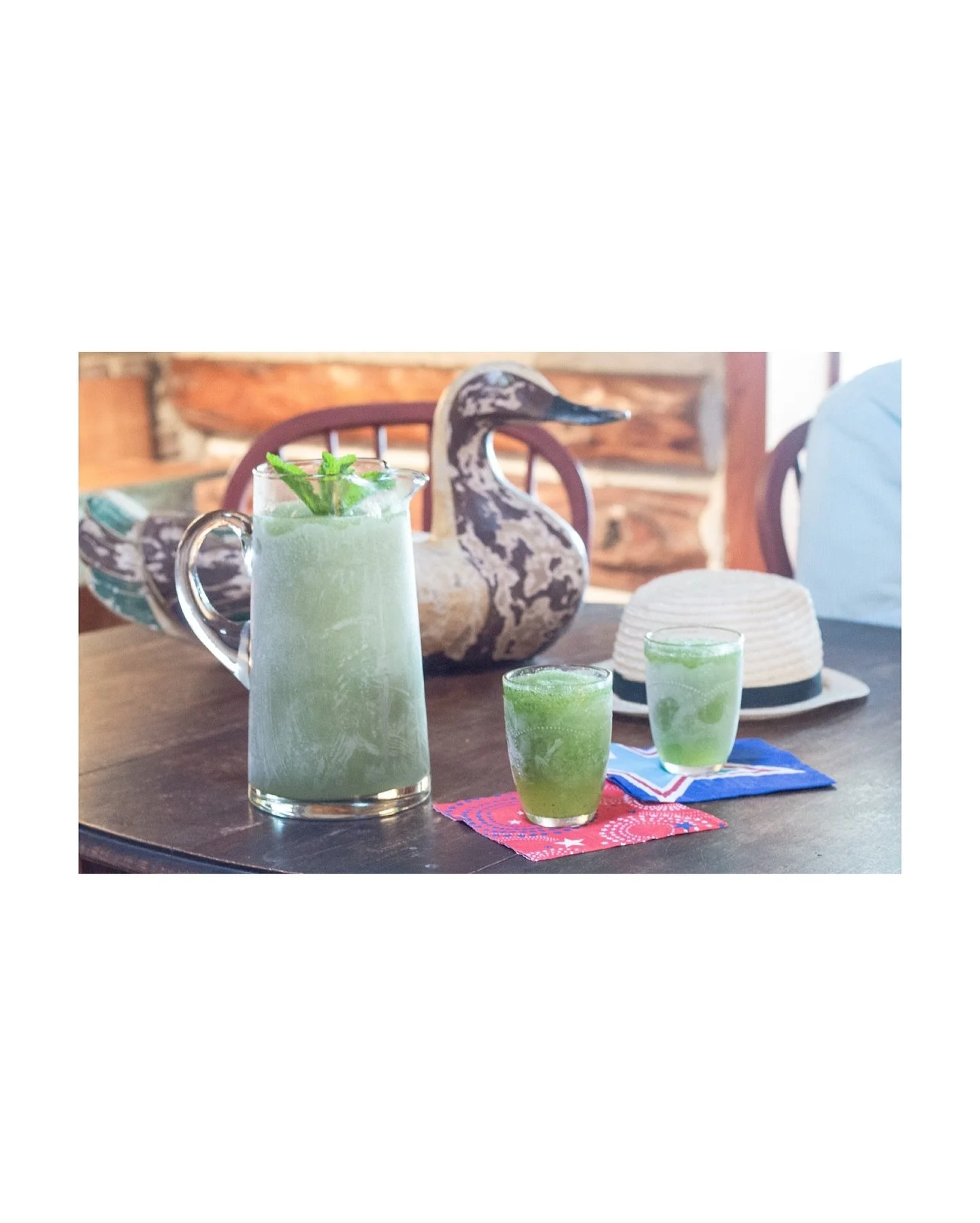 &ldquo;The Green River cocktail&nbsp;(aka Green Lizard or Green Swamp) is the perfect solution for a hot summer afternoon. 

You can make this drink a few hours ahead and store it in the freezer. Let it sit for a few minutes and stir before serving. 