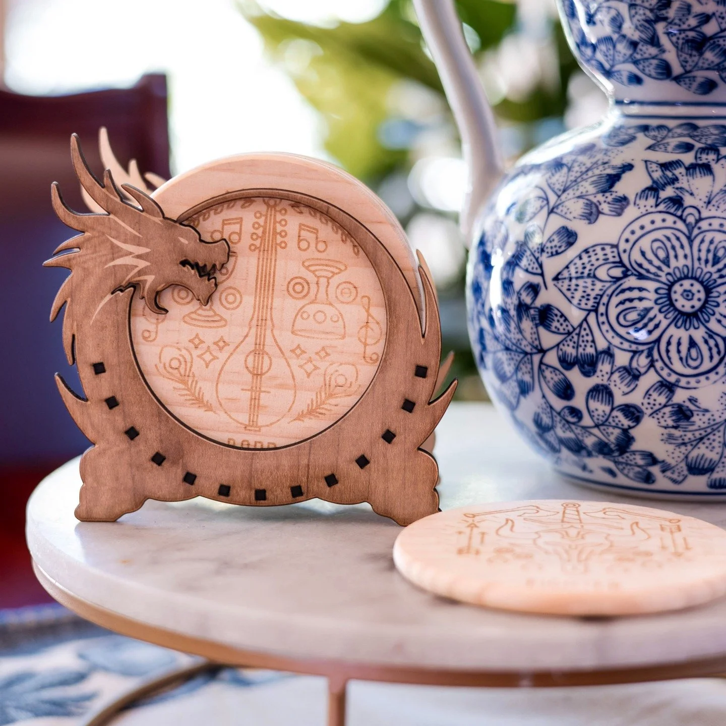 Game night just levelled up 🎲

This 6-piece double-sided coaster set features fantasy class-inspired designs perfect for tabletop adventures.

Roll initiative&hellip; for your drink.

#dnd #tabletopgaming #gamerdecor #fantasydecor #gamenight