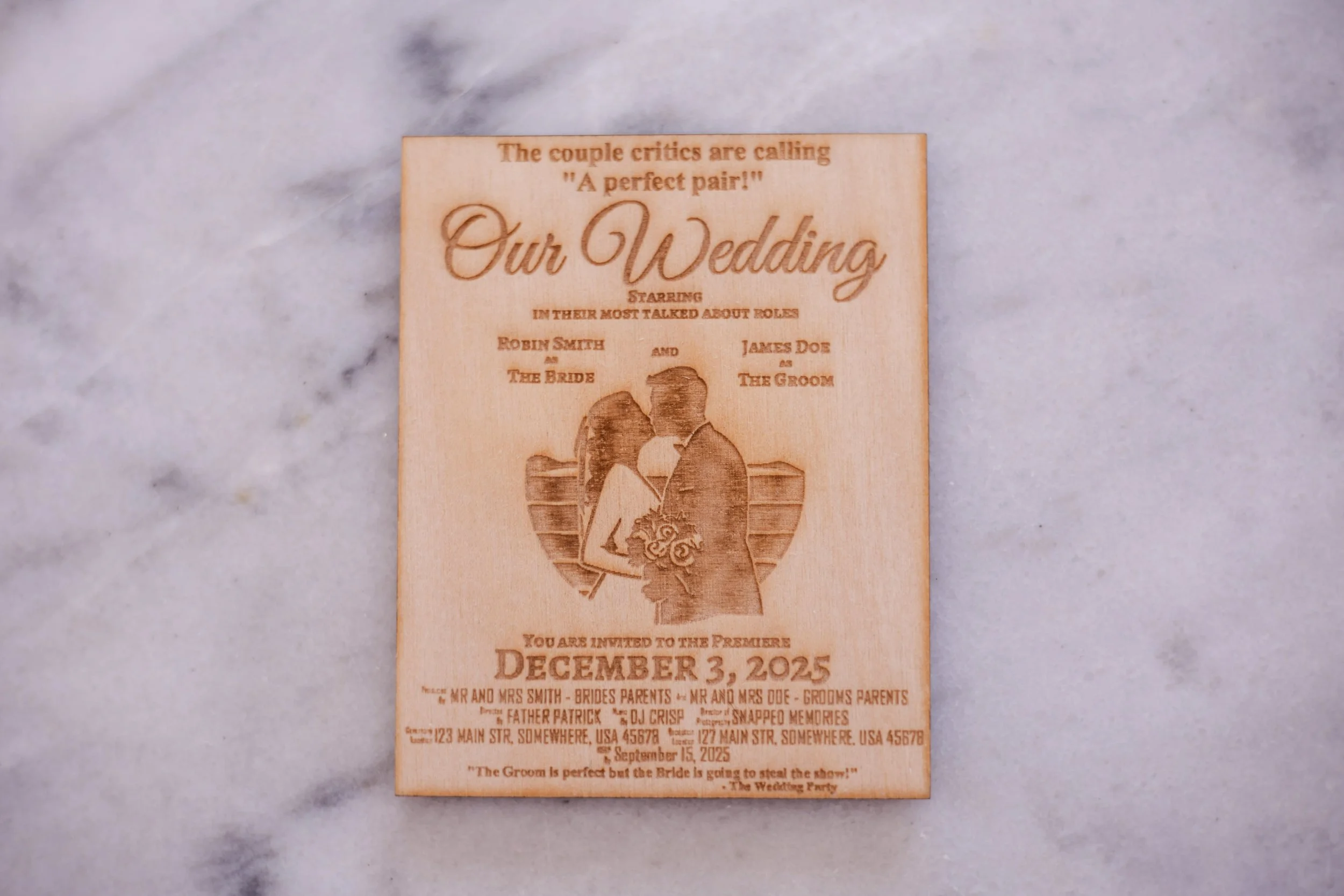 Custom Save The Date Magnet