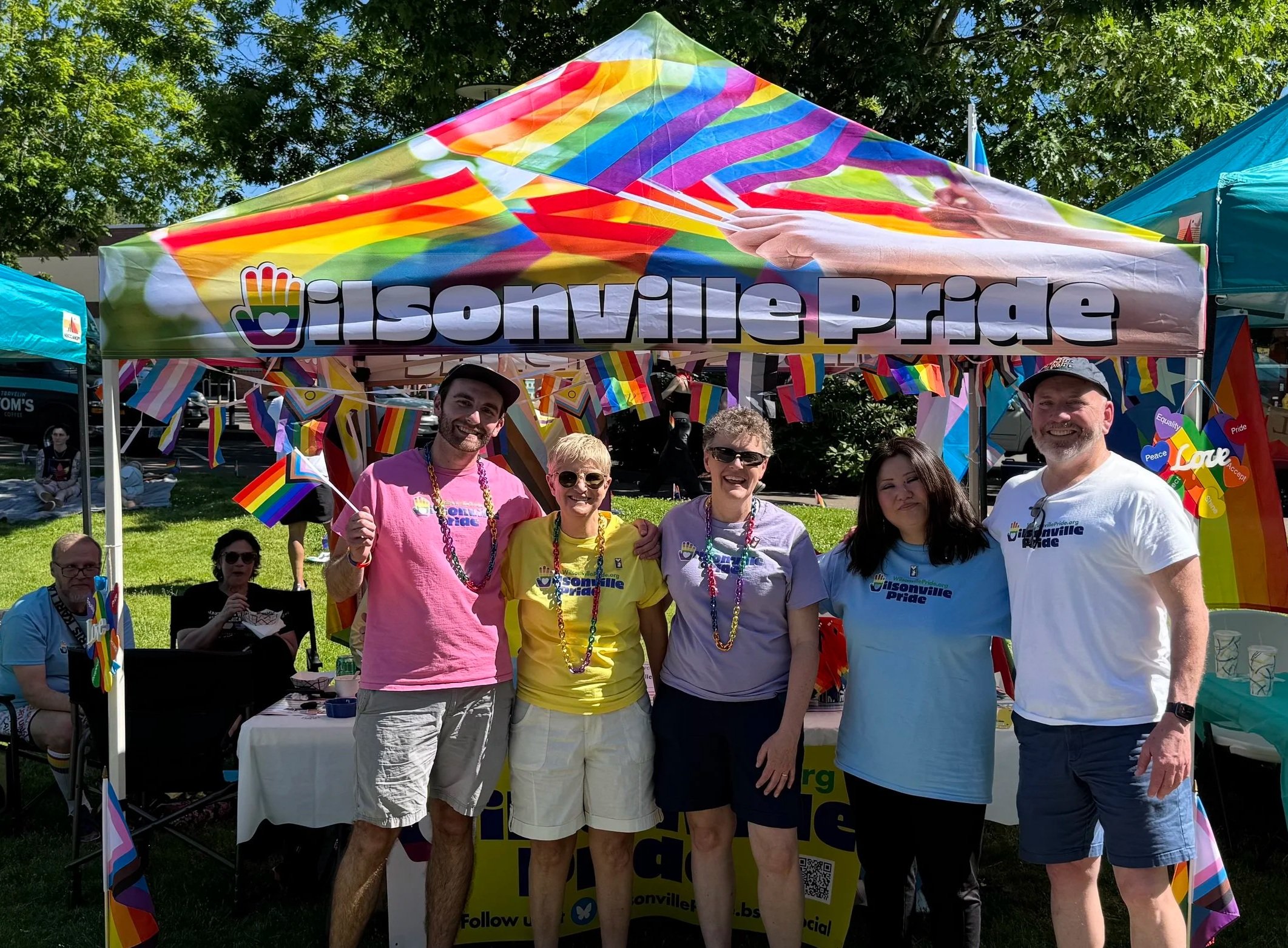 Wilsonville Pride booth