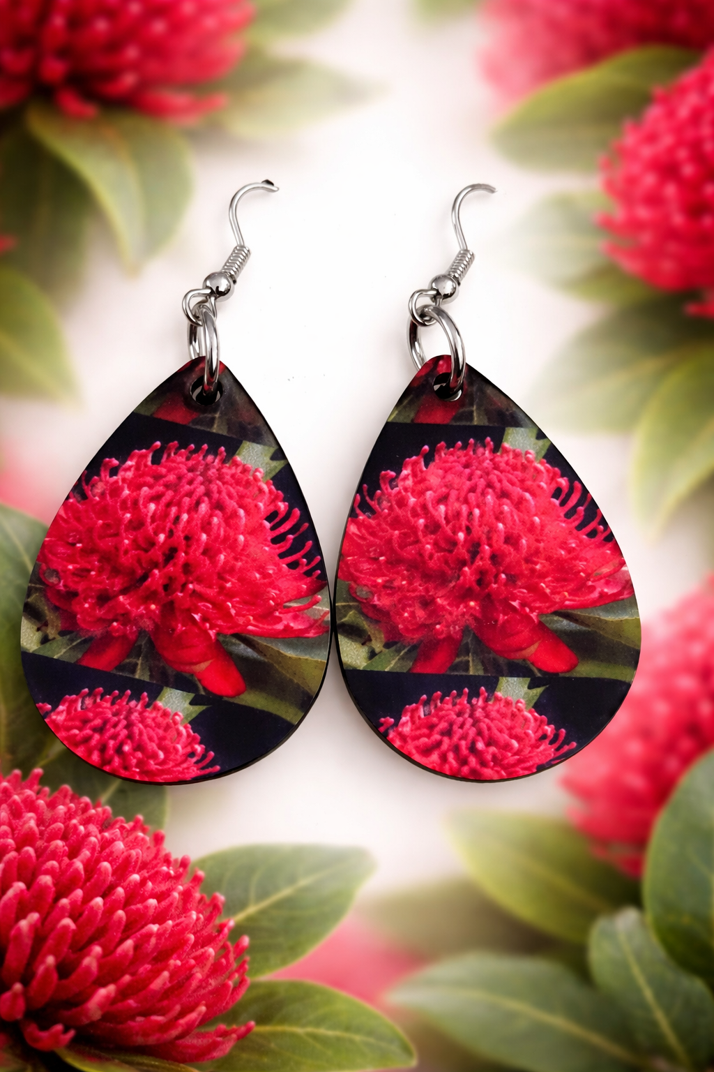 NSW Waratah Earrings