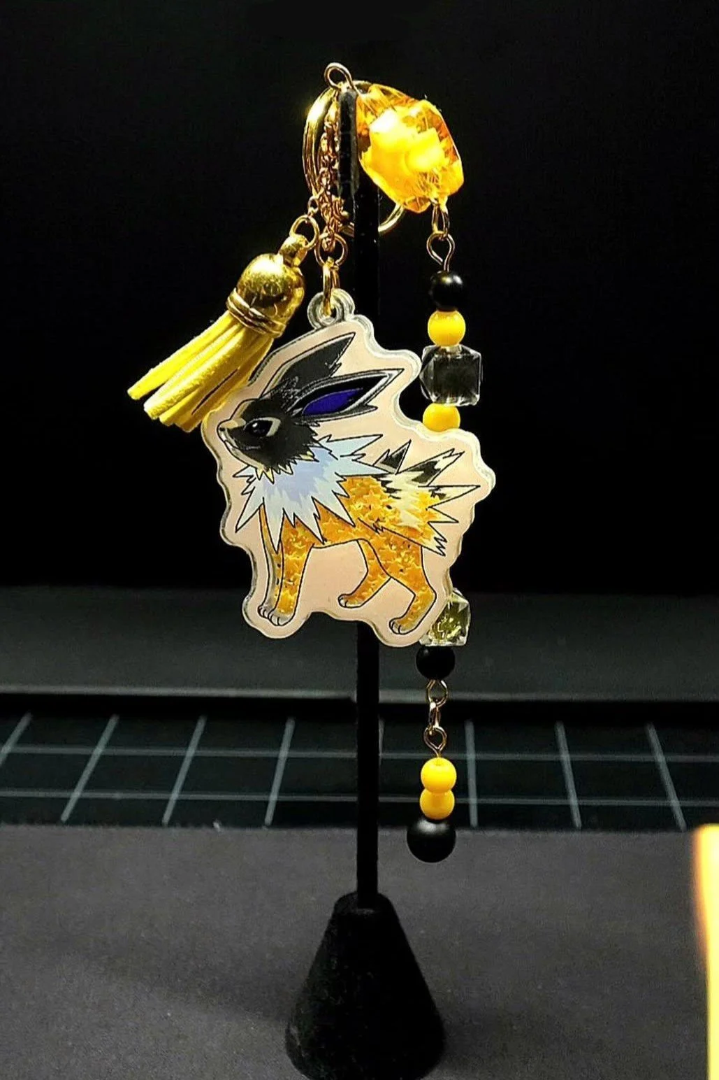 Custom Jolteon-Themed Keychain