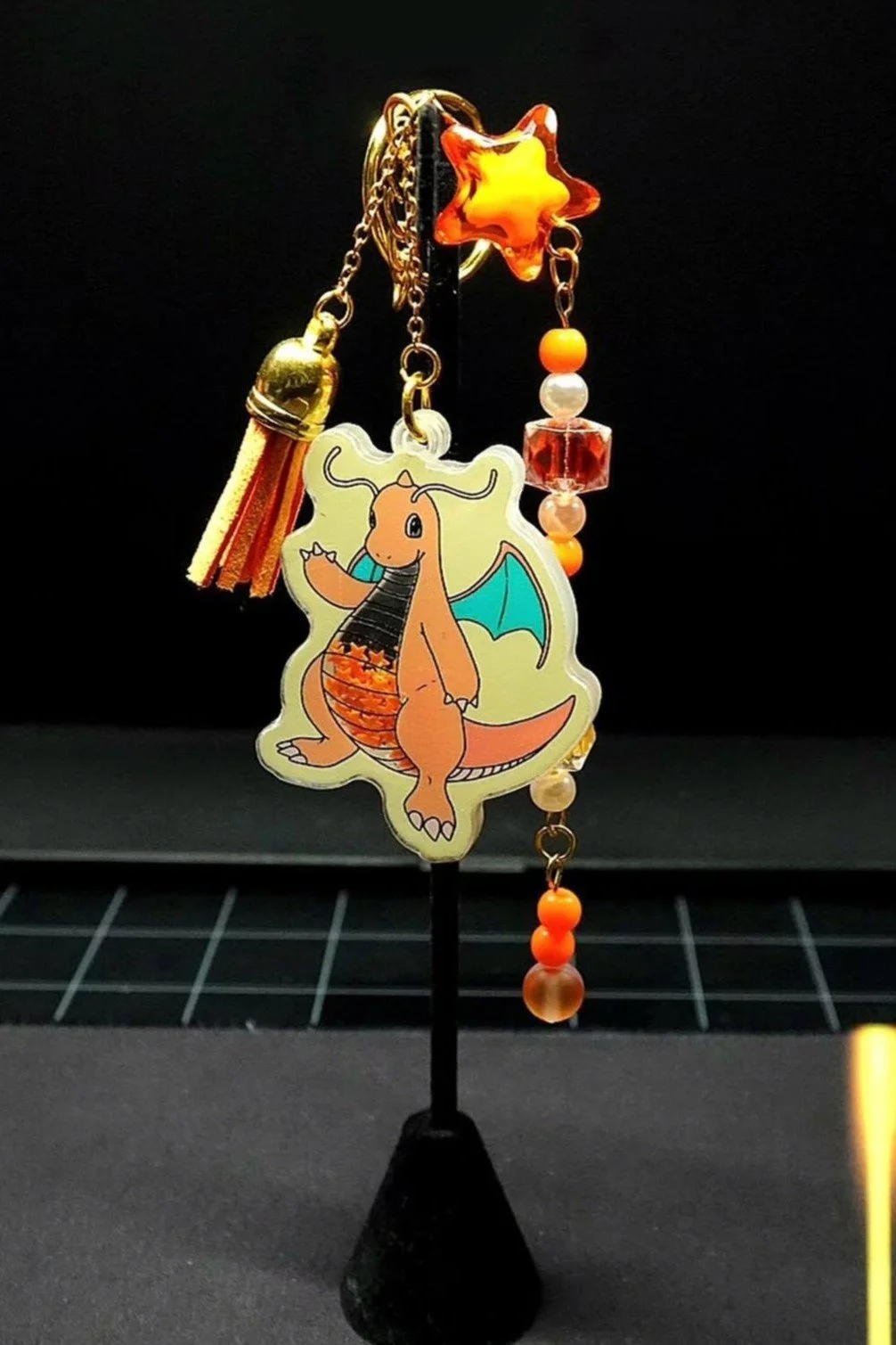 Custom Dragonite-Themed Keychain