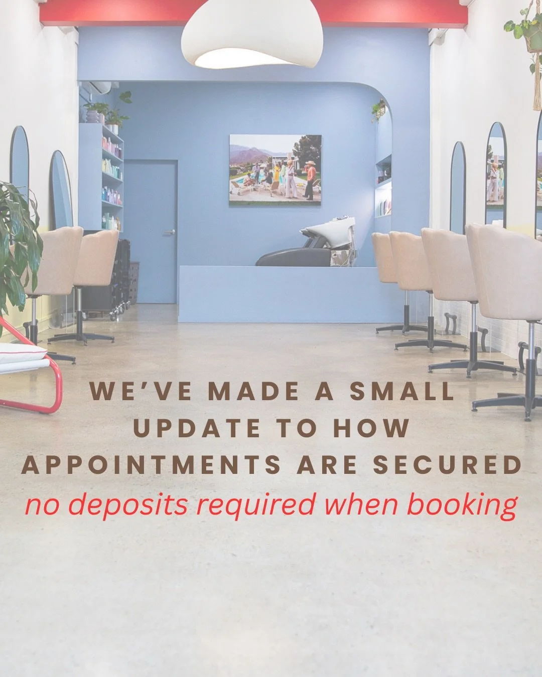 Booking your appointment just got a little easier 🤍
No deposit is required to book.

💳 Instead, your appointment will be secured through secure card capture via Fresha, with nothing charged upfront.

💇&zwj;♀️ You&rsquo;ll pay after your appointmen