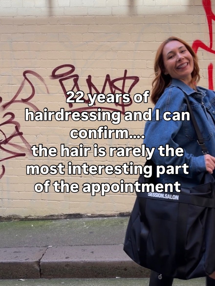 At this point I don&rsquo;t even need Netflix 🍿 
#hairsecrets