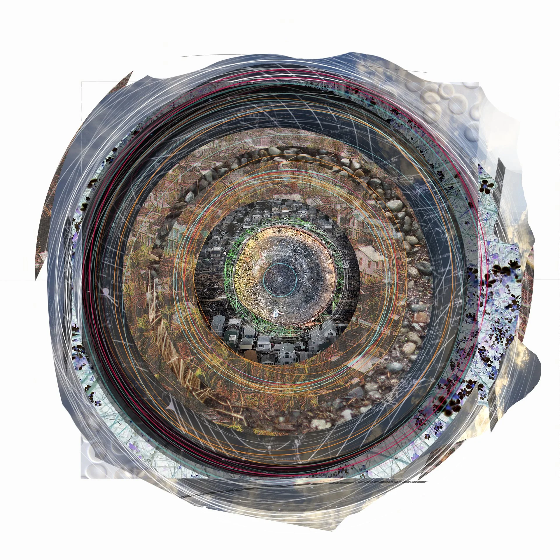 Radial 01 (Climate Change), 30x30"