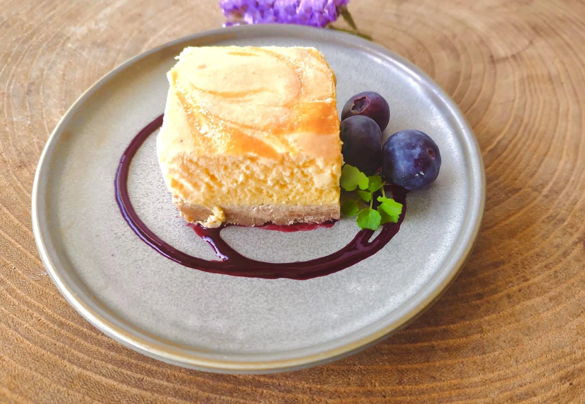 cheesecake mango en witte chocolade walking dinner  .jpg