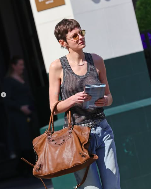 Emma Corrin in Isabel Marant Winter 26 Collection / Celebrity Relations Assistant: Nkera Severine 