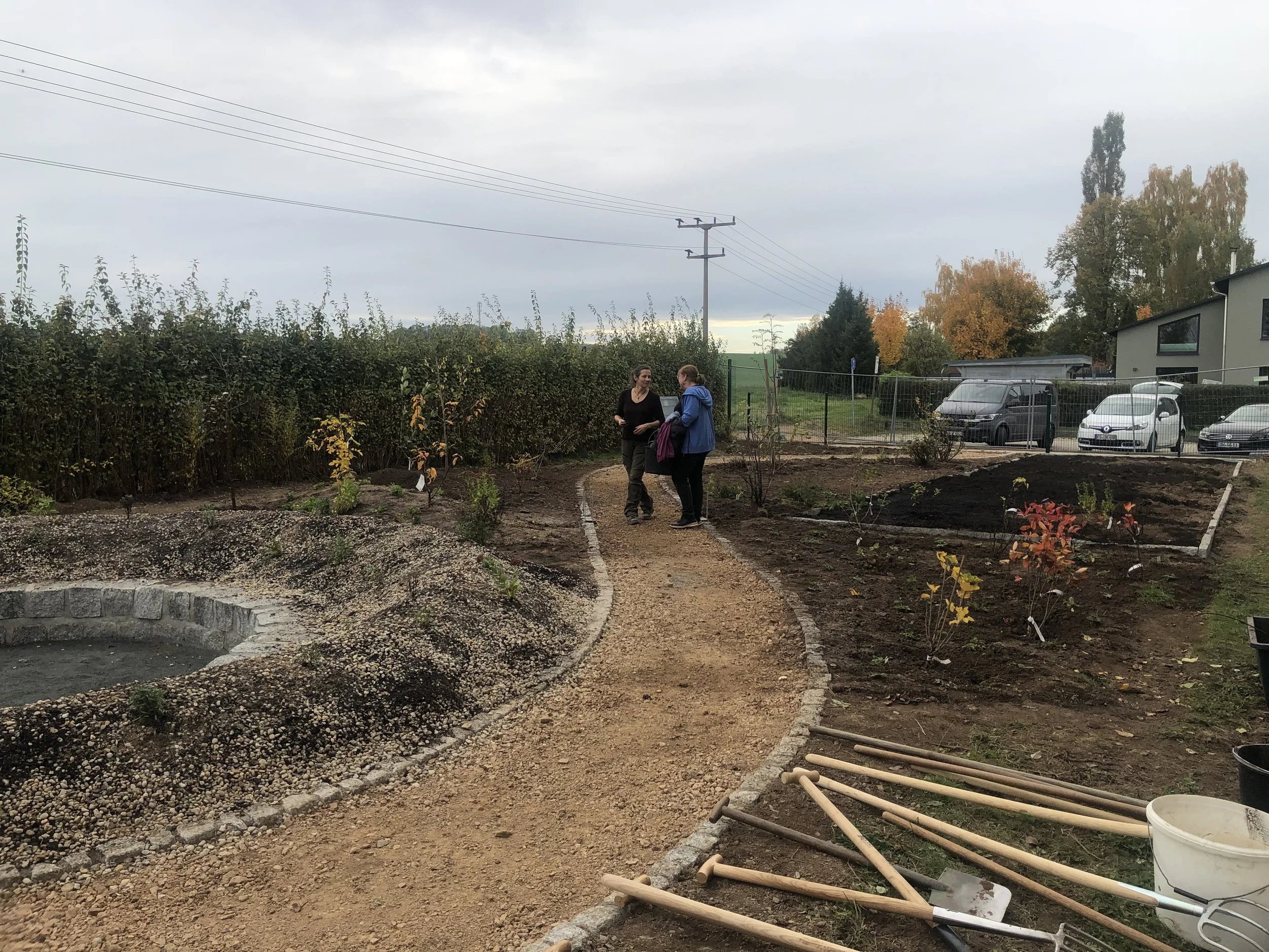 Mitarbeit Natur-Erlebnis-Raum Grundschule Ruppendorf/ Sachsen