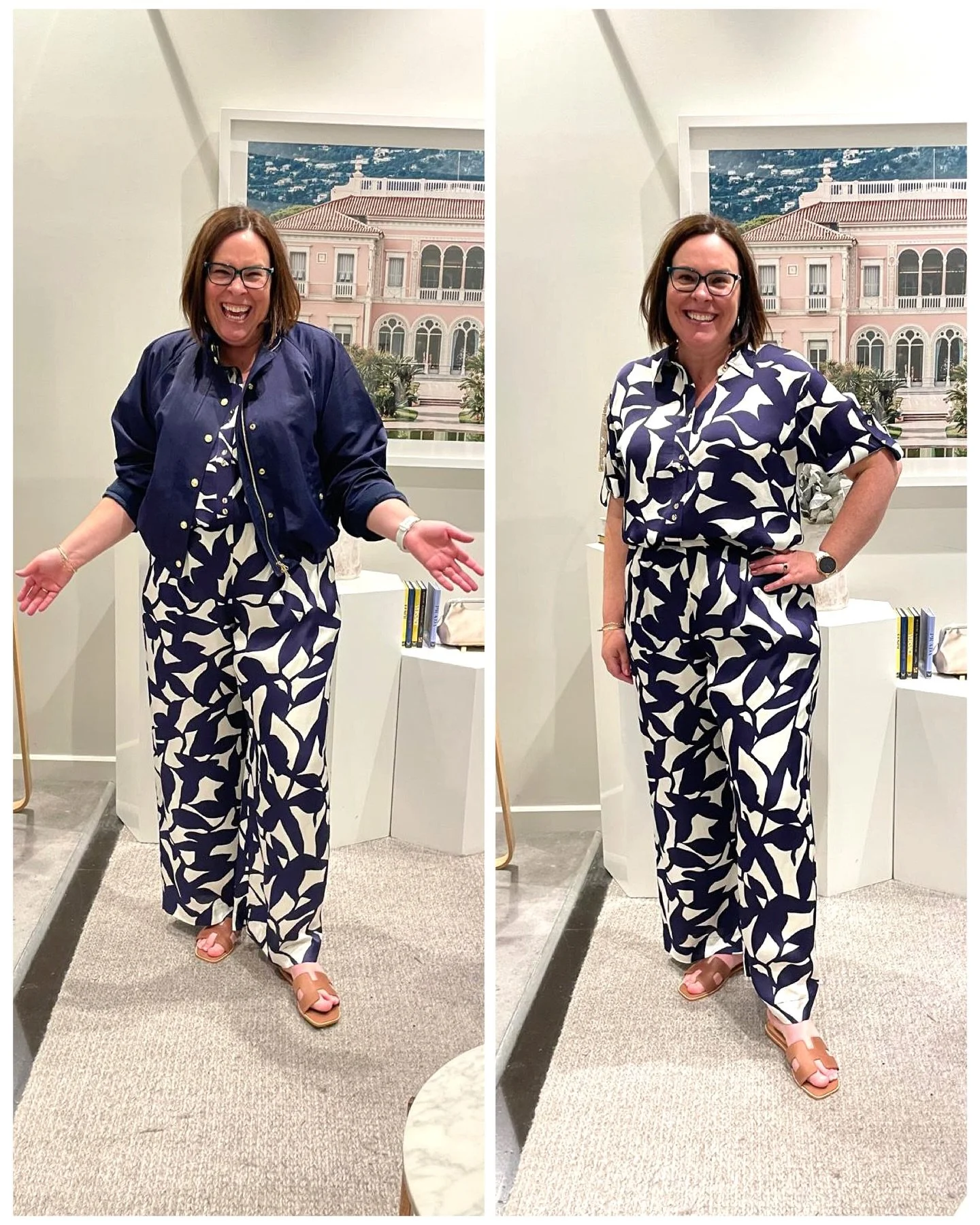 Laura is a beautiful bubbly client, so I needed to create a wardrobe that aligned with who she is, and I think by the look on her face and the way she stands in these pictures we nailed it 🫶🏼

We had so many laughs, and lots of happy moments of her