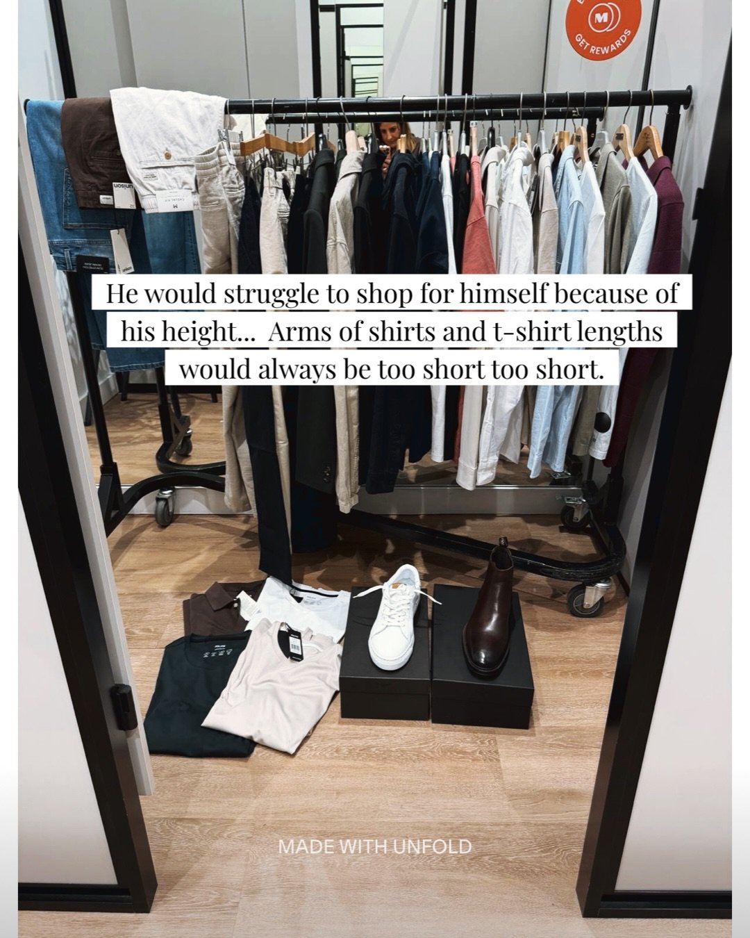 My client Jane had purchased this men&rsquo;s &lsquo;revive my style&rsquo; package for hubby mark.

Mark usually struggles shopping for himself, and if he ever does make a purchase he generally doesn&rsquo;t hit the mark with the right fit. Shirt sl