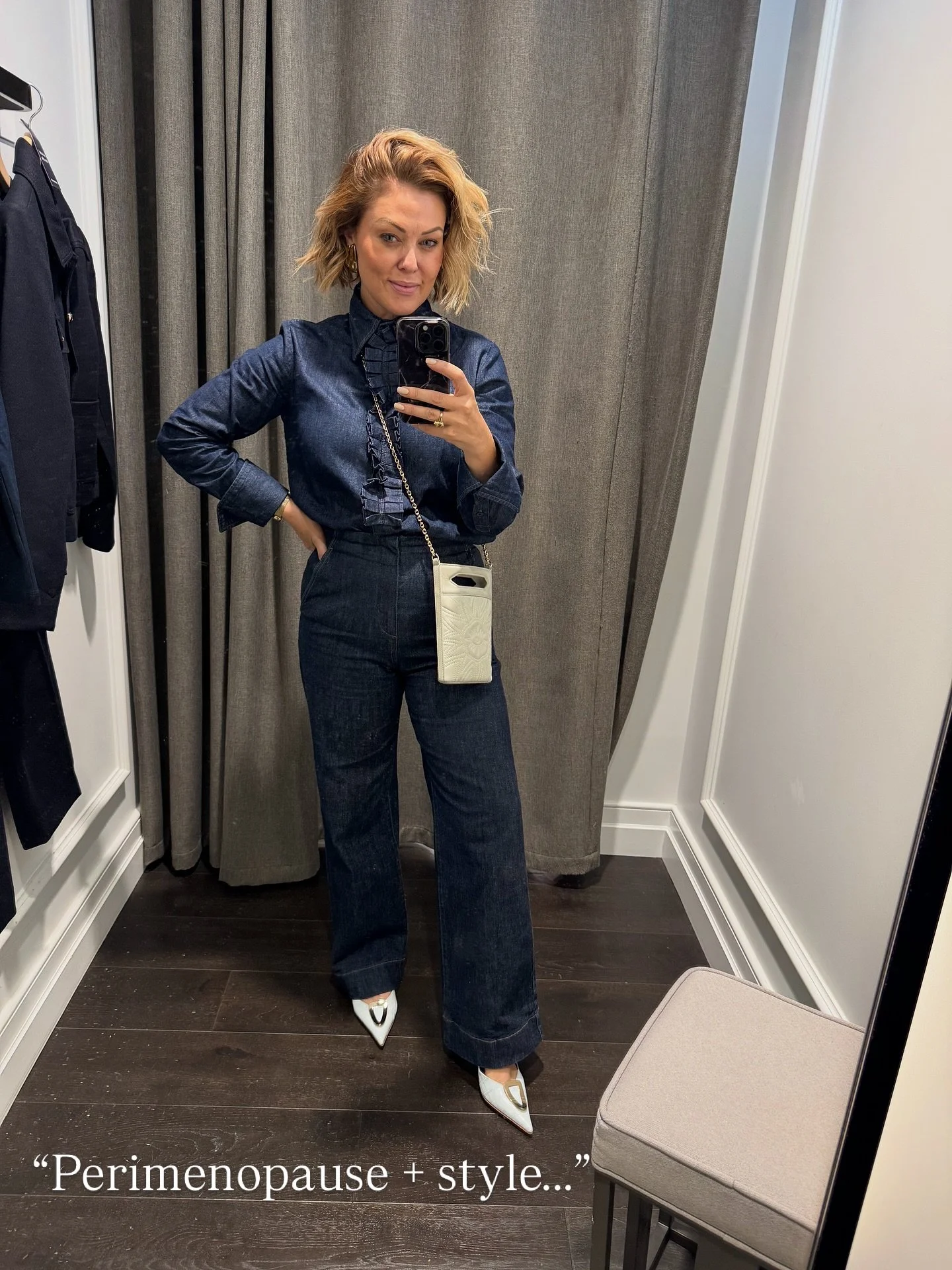 Let&rsquo;s Talk About It&hellip;

Lately, so many of my styling sessions (and my own mornings getting dressed) have had one big thing in common &mdash; perimenopause. 

The body changes. The hormones change. And suddenly, clothes that used to feel a