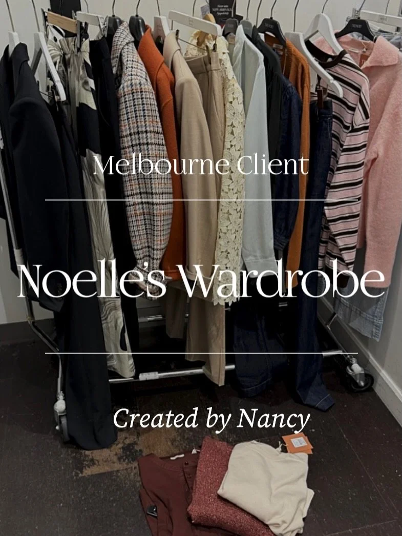 This one was such a joy &mdash; some clients just have that something, and Noelle is absolutely one of them.

Those colours? It was like they were created with her in mind 🧡

We kept our focus across both work and casual, and Noelle came in with a c
