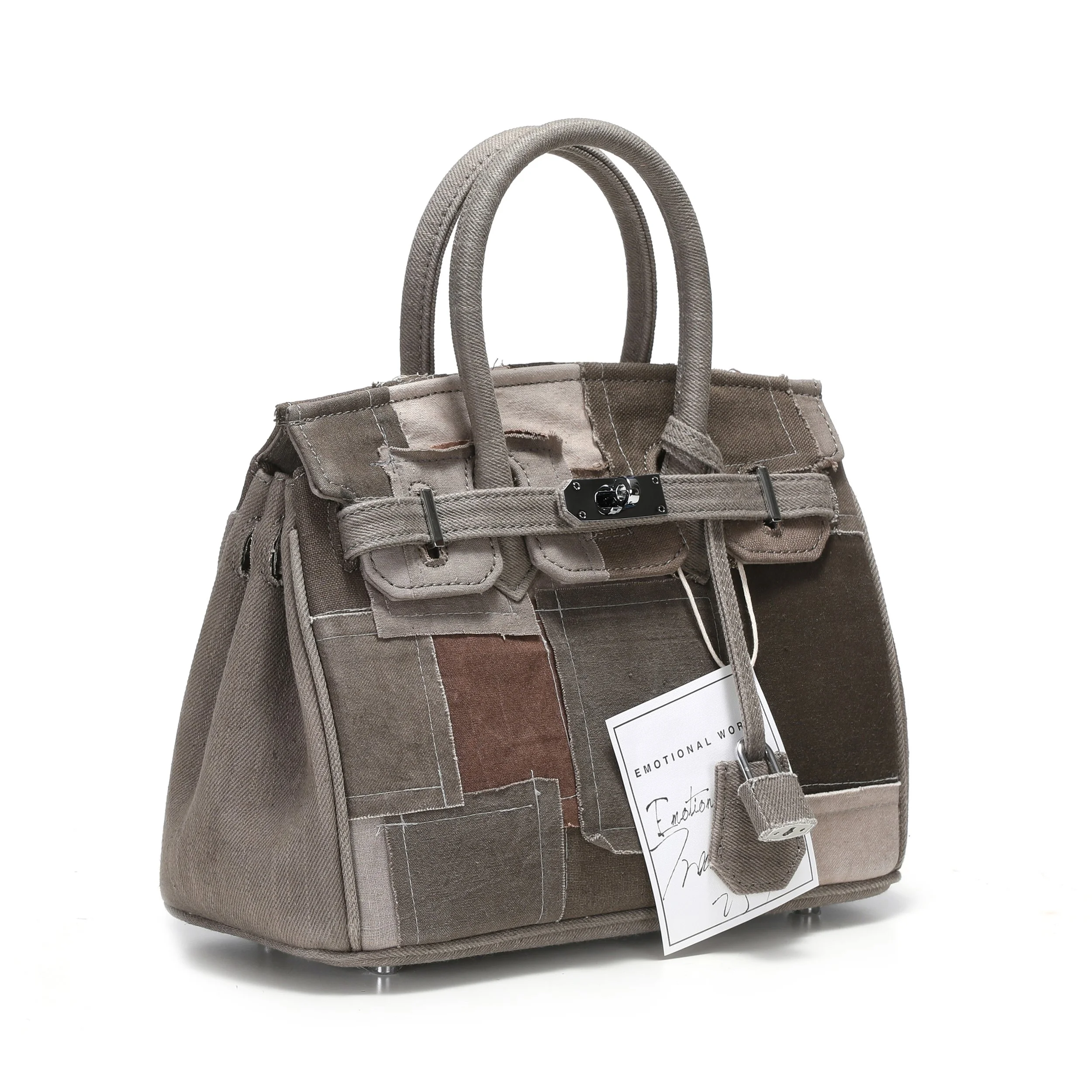 バッグ EMOTIONAL WORLD Vintage travel bag EMOTIONAL WORLD DK BROWN 