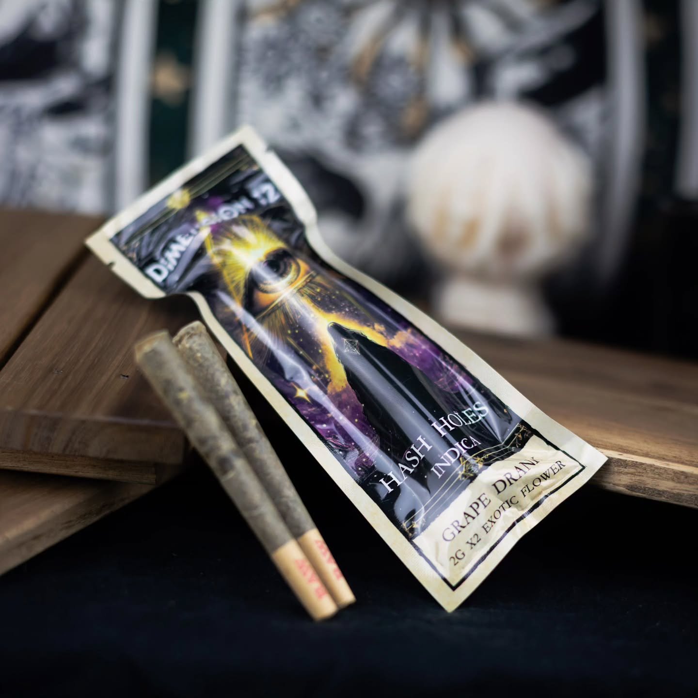 The Alchemist's ritual continues. 🍇Grape Drank 2g Pre-Rolls - smooth, potent, and perfectly rolled for transformation. Slow burn. Deep calm. Cosmic release.

#Dimension12 #GrapeDrank #THCA #PreRolls #HashHole #IndicaEnergy #StayLifted #D12Frequency 