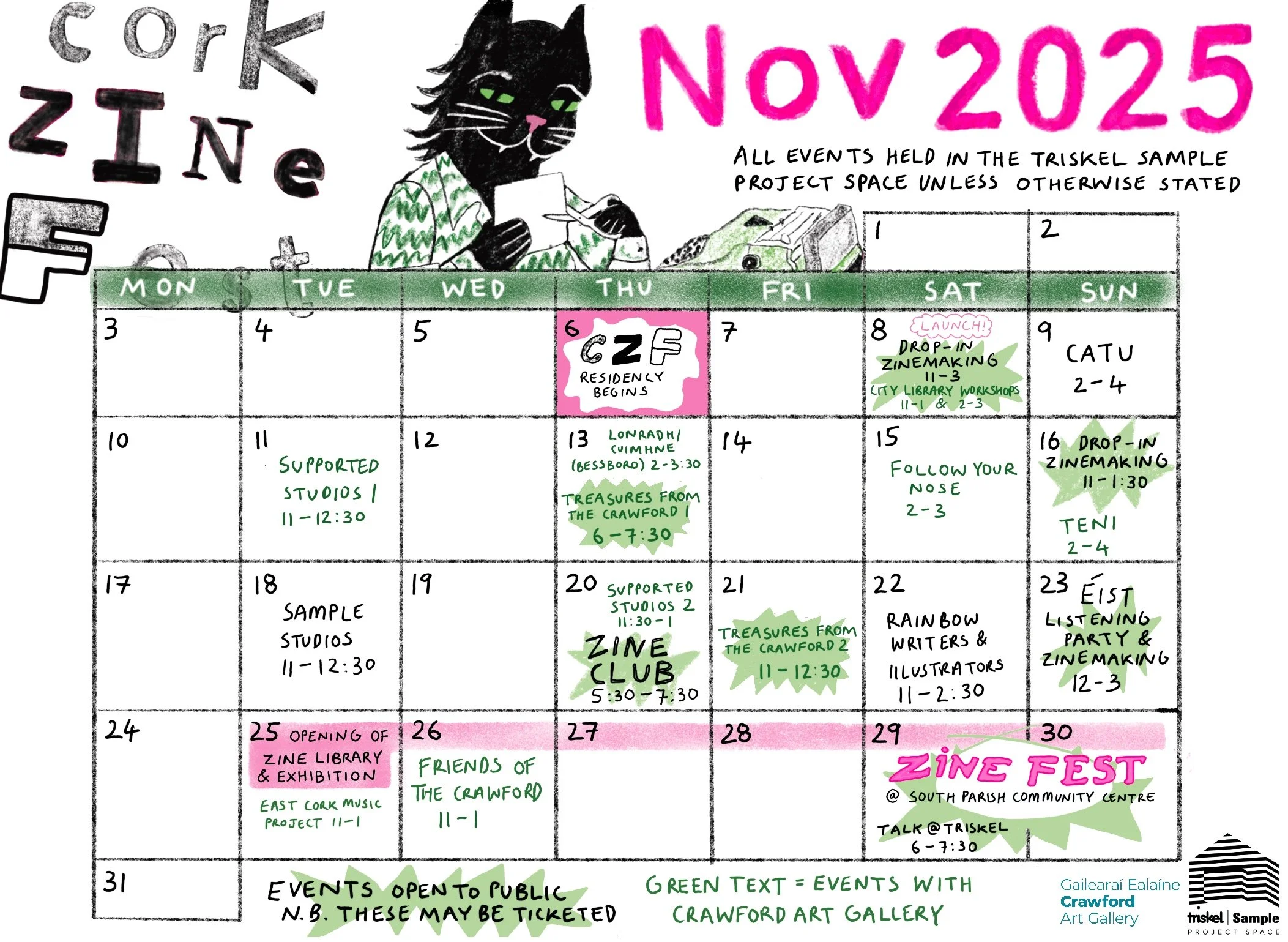 CZF makers month calendar