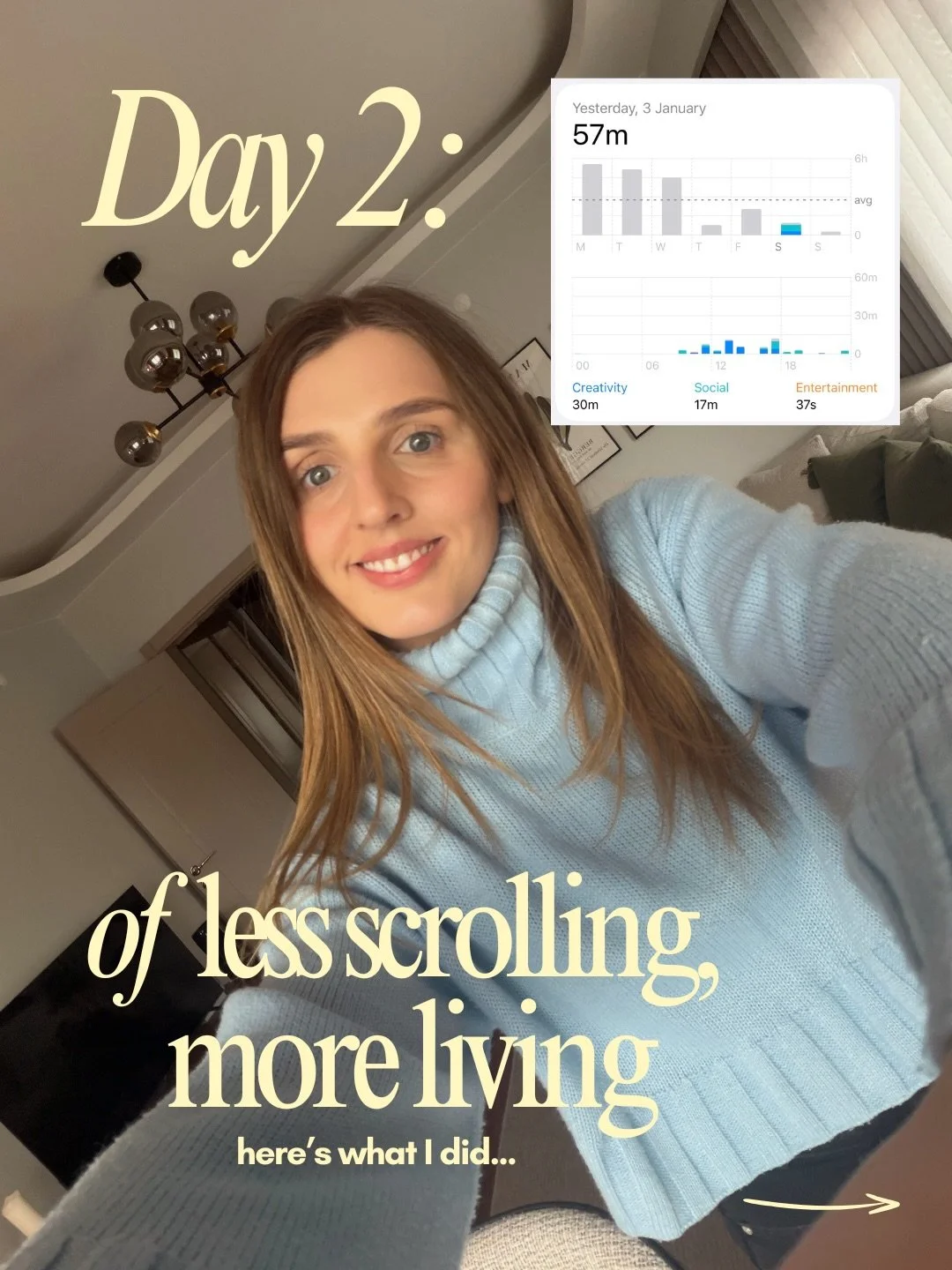 Day two of less scrolling &amp; more living ✨🌿 Yesterday, I was feeling so sleepy because the weather has been so cold &amp; rainy lately, so I wasn&rsquo;t quite sure what to do with myself - especially as I felt too lazy to get out lots of stuff f