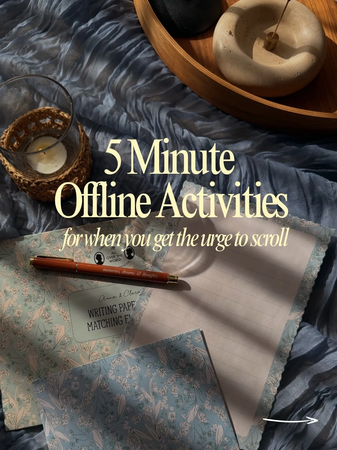 I think we underestimate the importance of those little 5 minutes. They always disappear so quickly when we&rsquo;re on our phones - but there are so many better ways to spend them! 🤗

These small, micro-offline habits support our mental health, imp