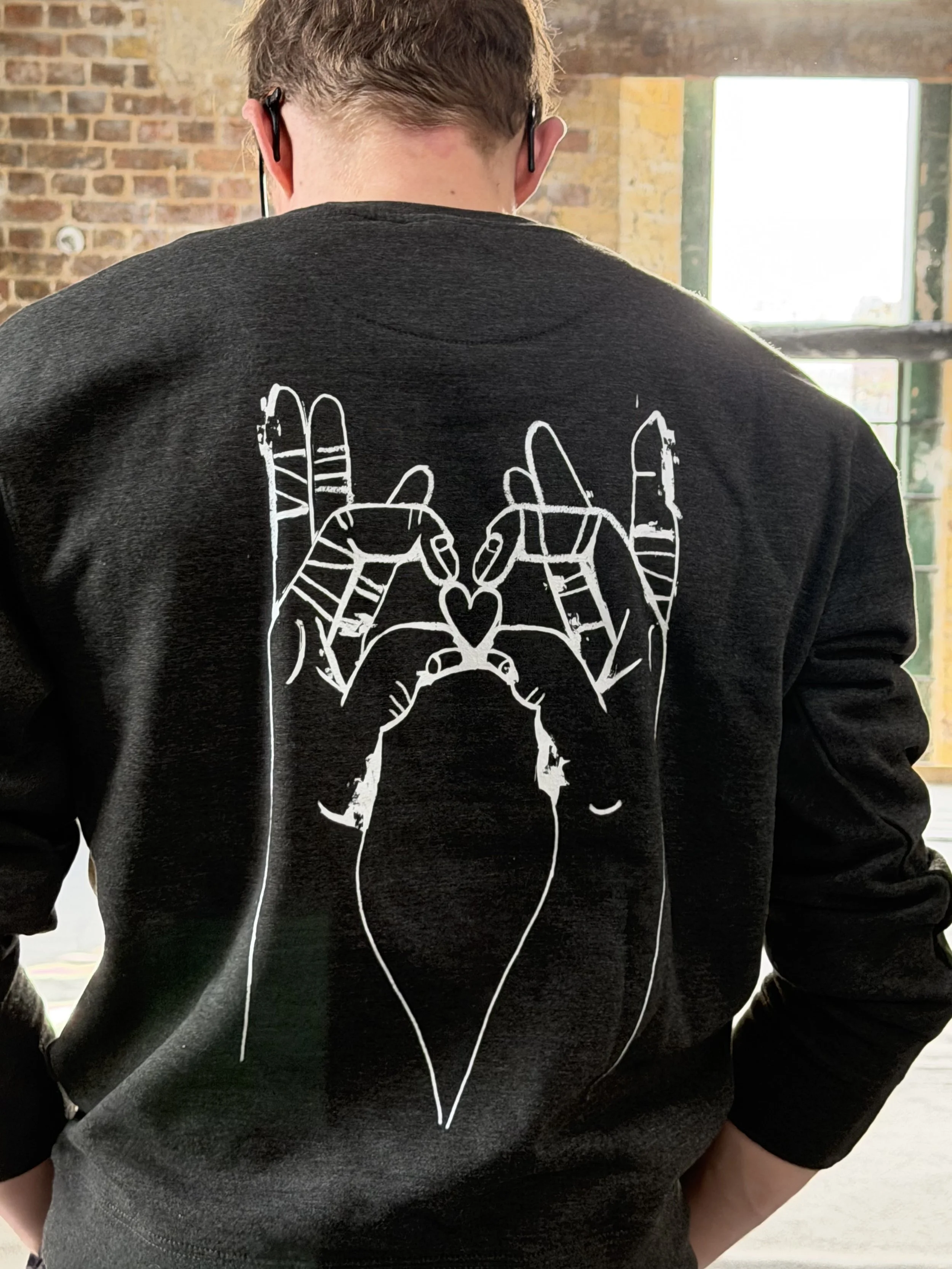 Get a Grip Sweatshirt (Minimalist Design)