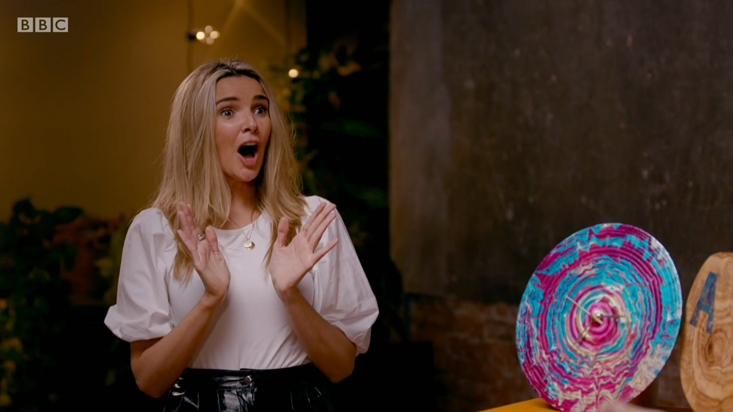 Nadine Coyle reveal on Ricky Wilsons Art Jam