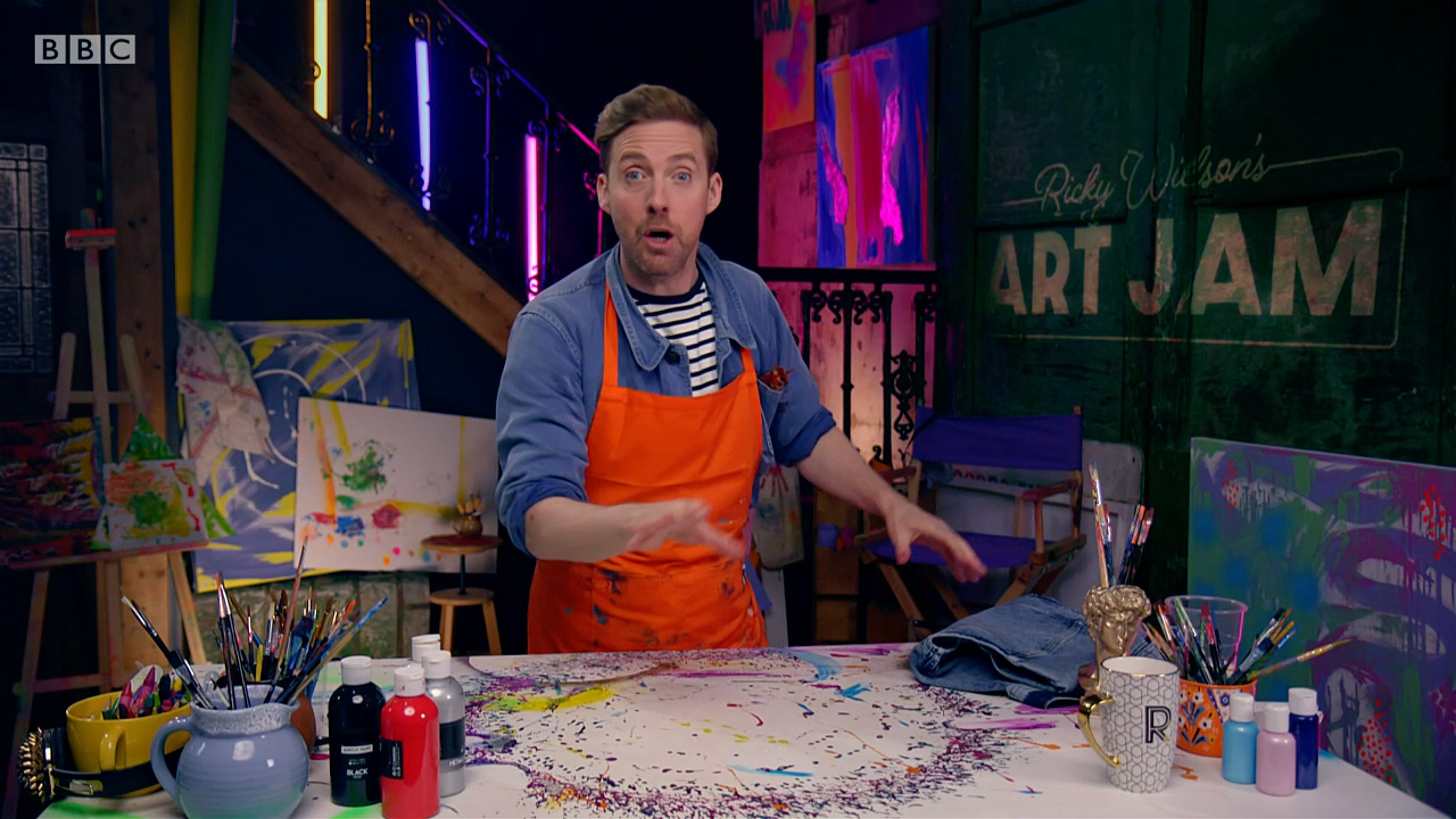 Ricky Wilsons Art Jam art studio