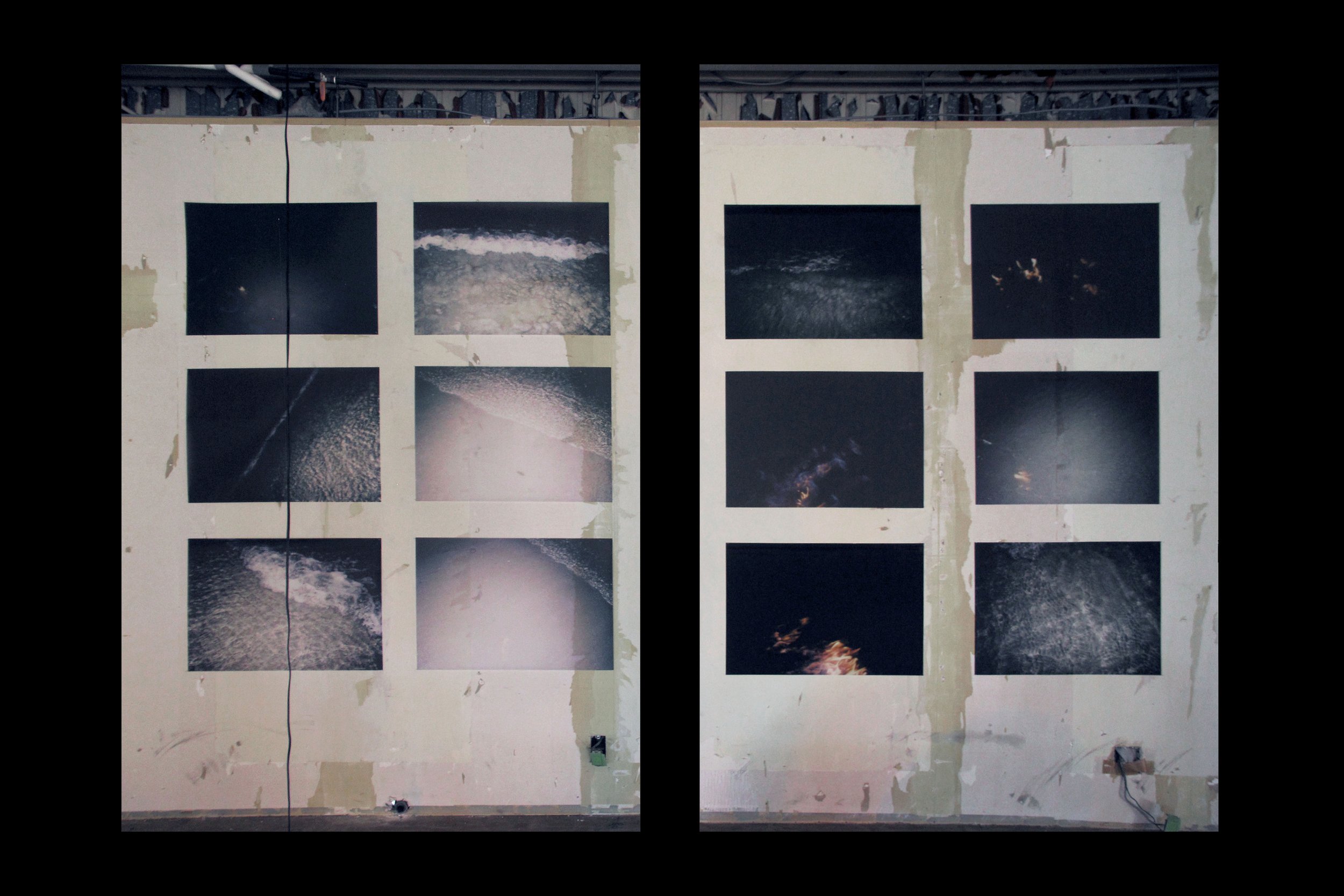 Anna Gabriele
ULUU // substance release
JP, 2017
___
installation
oil on acrylic panel, burnt plastic marinal debris, light bulb, photo print on vinyl sheet