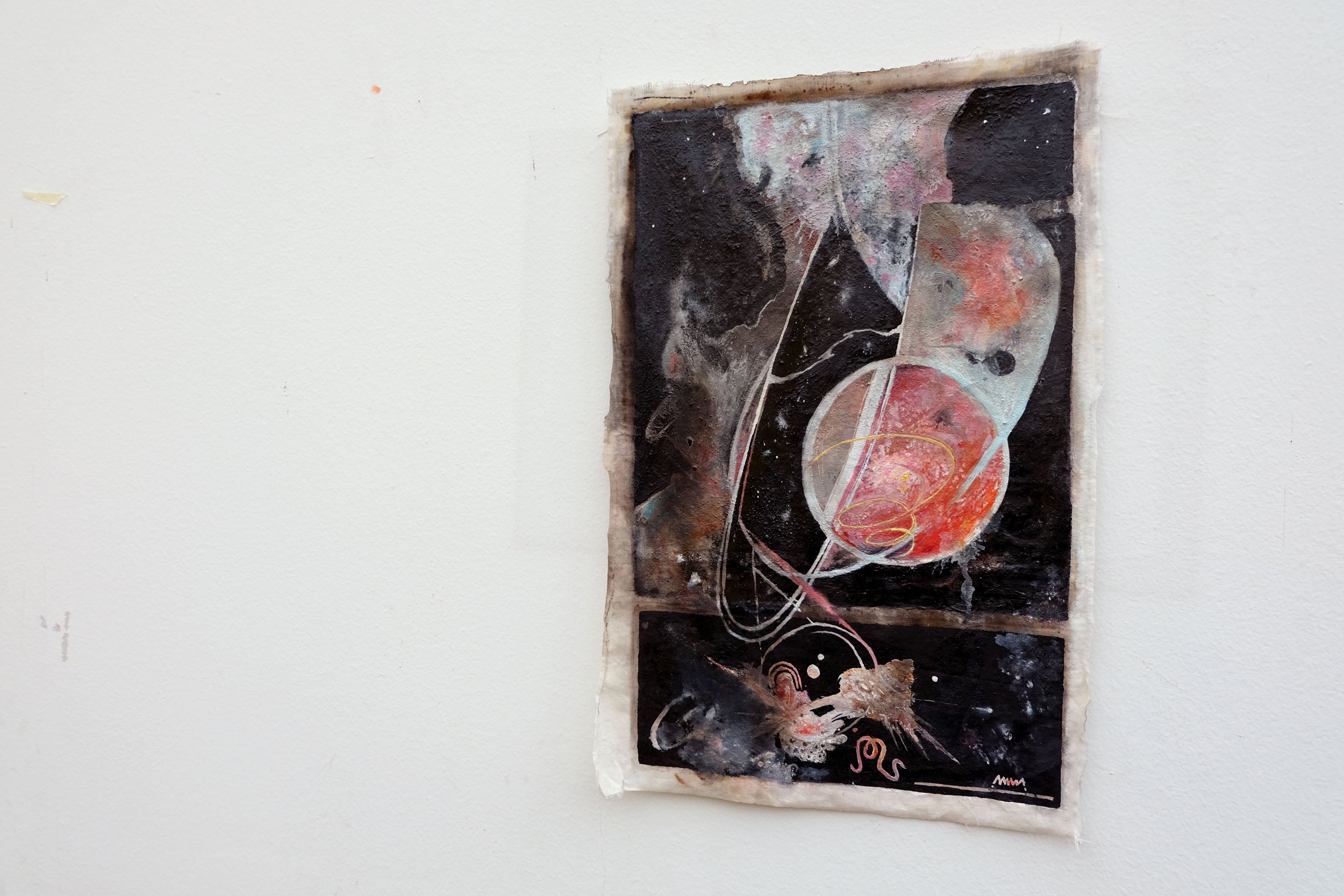 Anna Gabriele
death of venus and the emergence to chaos
AT, 2024
___
oil in canvas (unstretched)
H:46cm W:28cm D:0,3cm