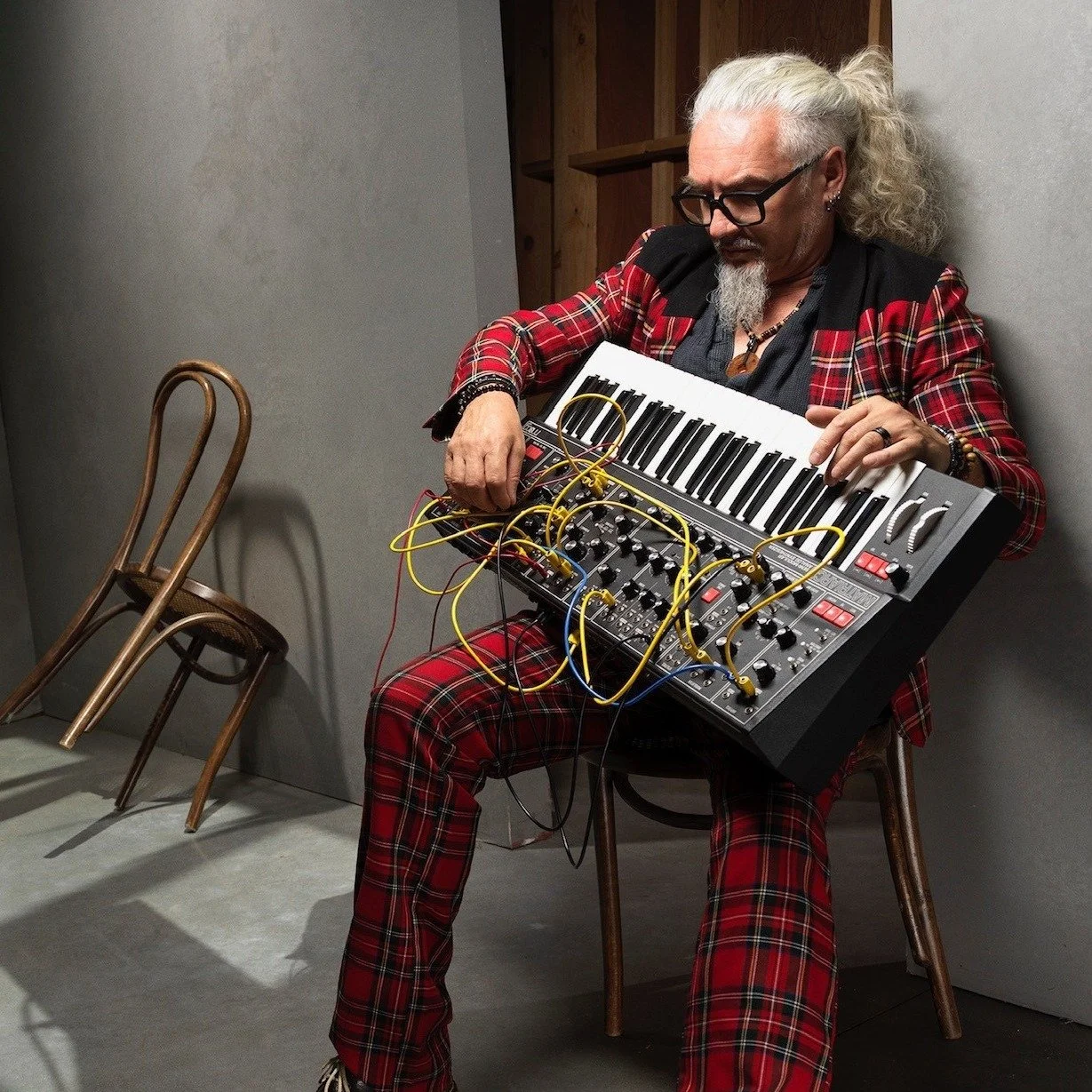 Wim @wimdaans  is our most precious modular synth and sound wizard on this upcoming self-titled album. Ground Control to Major Tom&hellip; the space and cosmic dimensions you can hear on this album are his 🪐 Wim is also my brother, which makes it ev