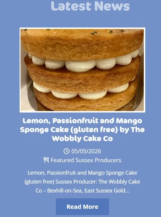 Excited to be featured in the latest newsletter from @sussexfoodanddrink 

Read it here https://sussexfoodanddrink.org/