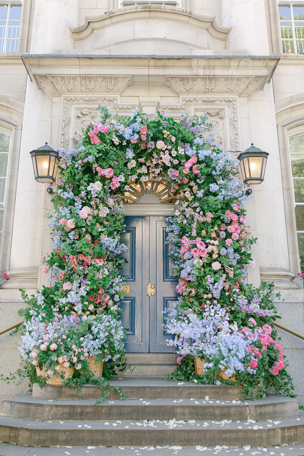 Chelsea in Bloom floral installation by Luby Hart Design