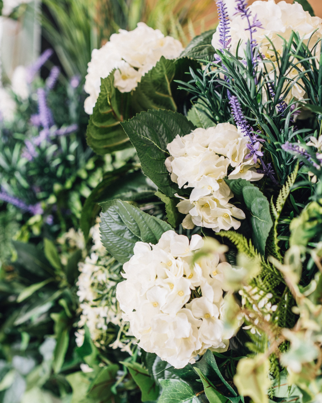 premium artificial foliage with texture detail
