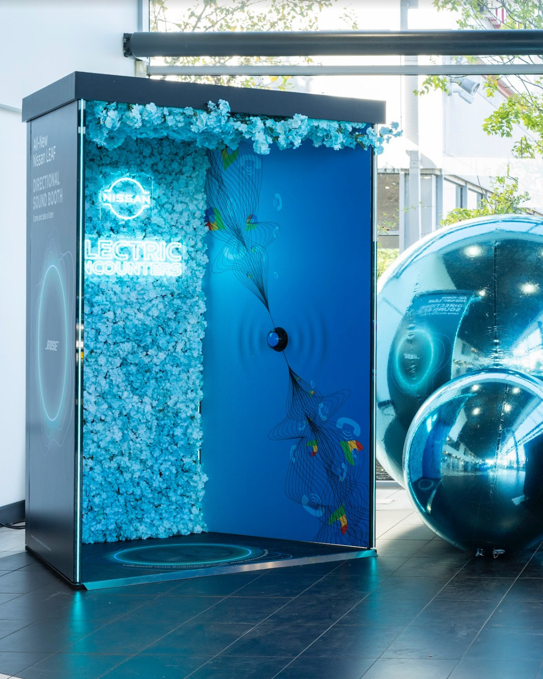 Brand activation installation design by Luby Hart Design