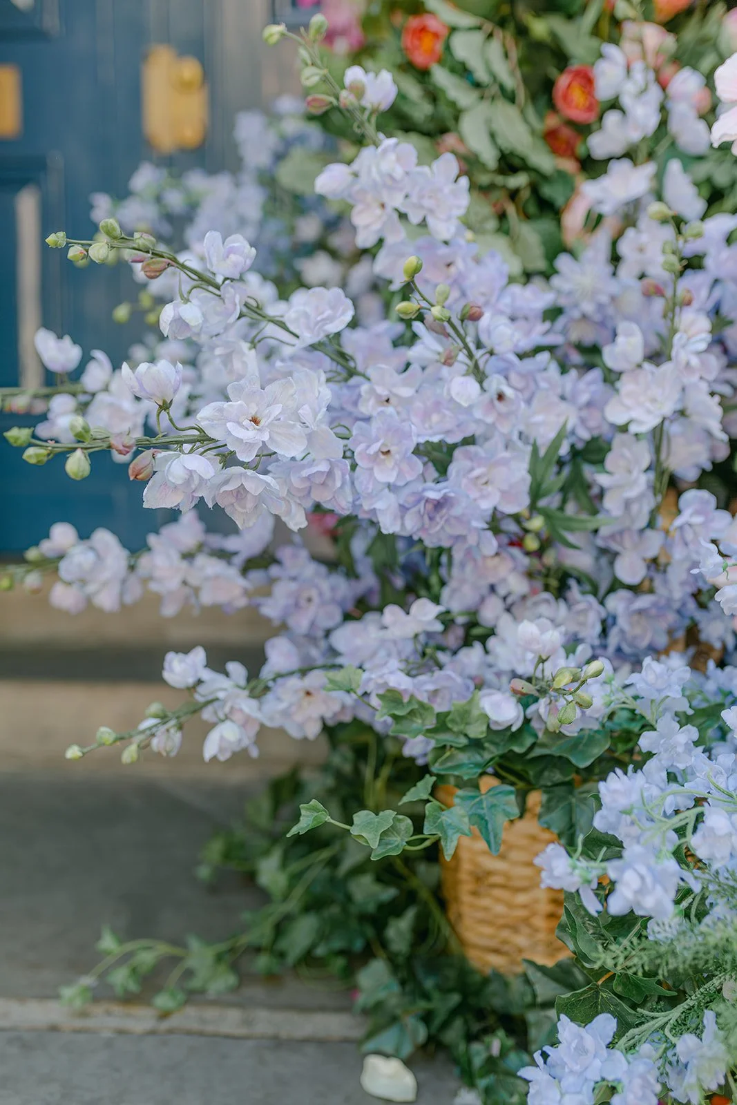 Chelsea in Bloom floral installation with natural movement and depth
